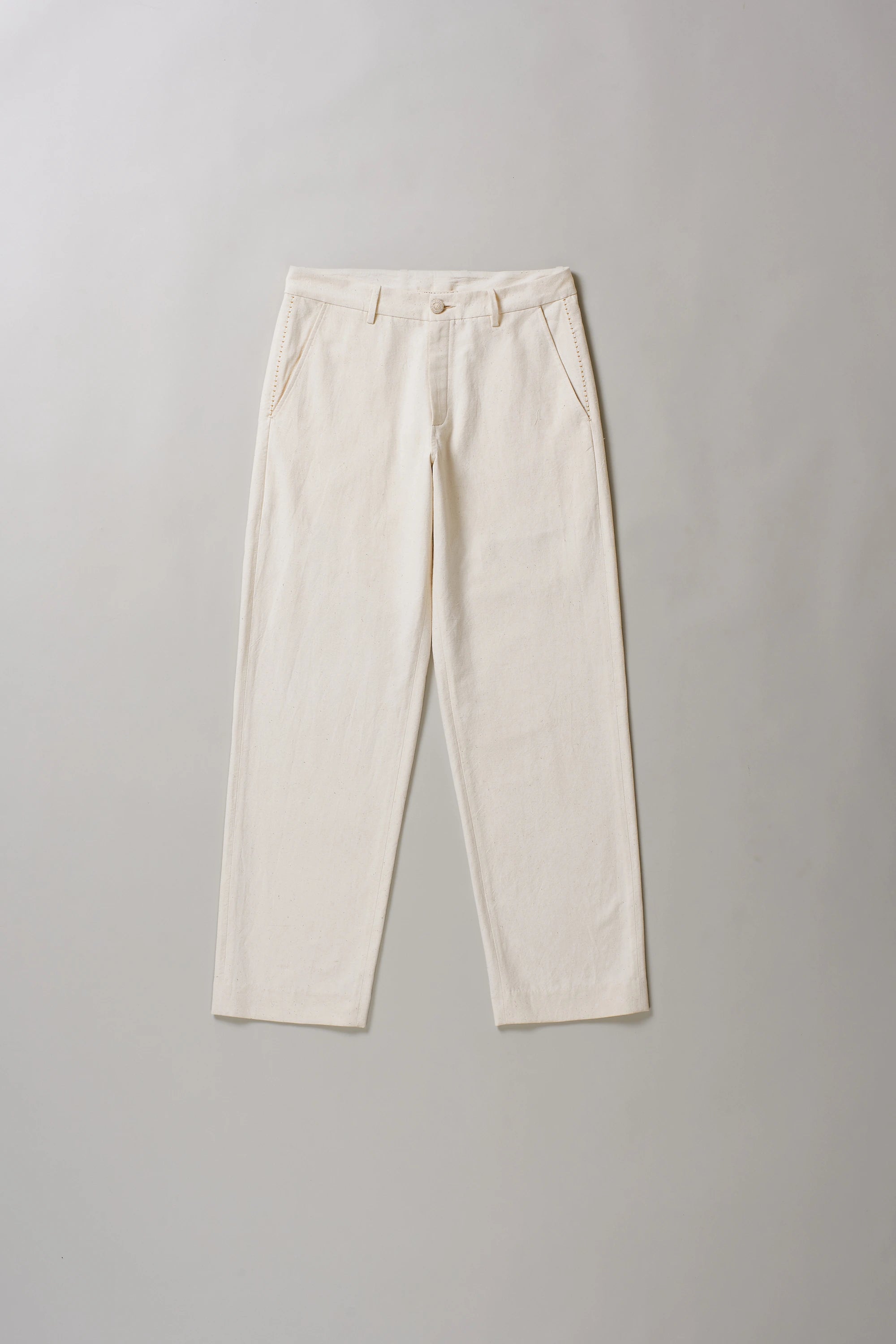 Front image of pants on a grey background