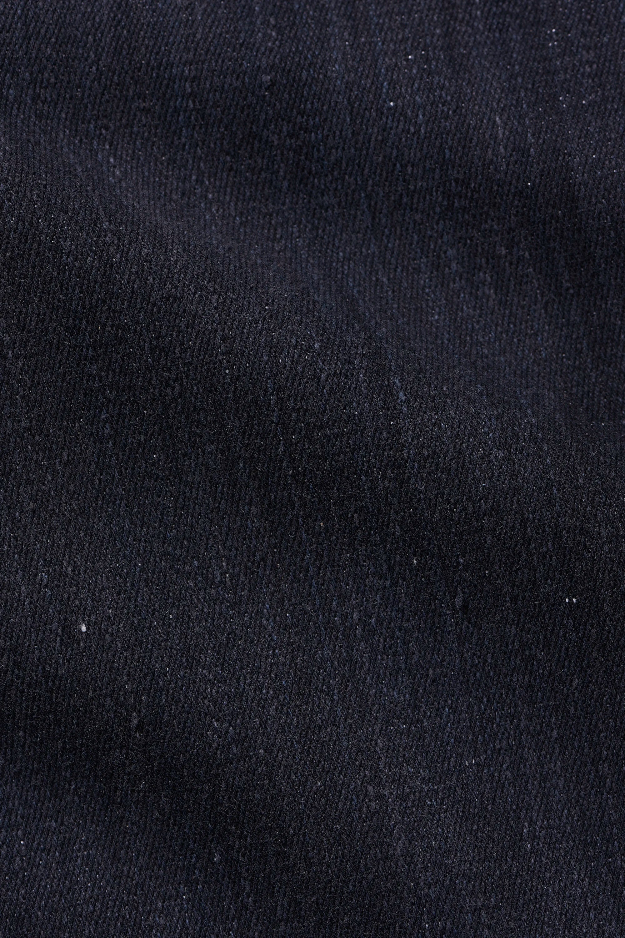 Midnight Indigo Handspun Denim Cotton Pant