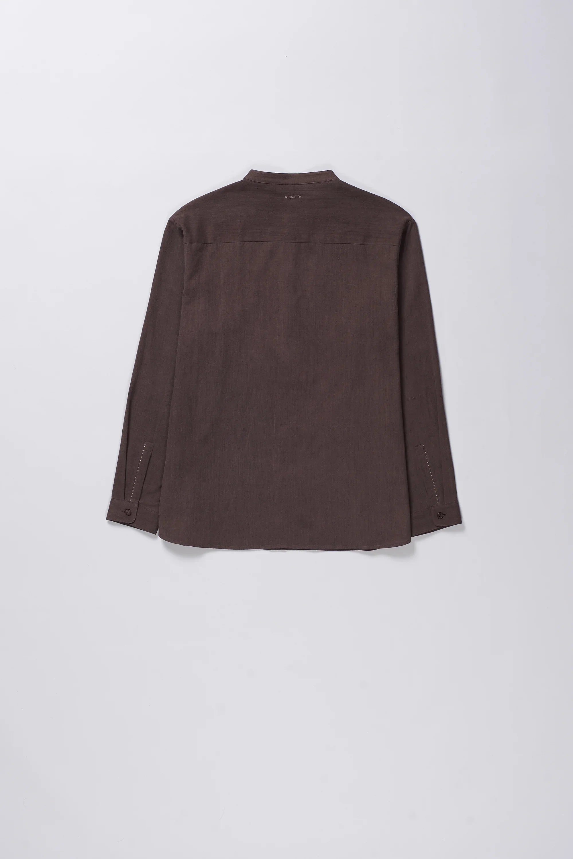 Shirt with Patch Pocket Burnt Umber