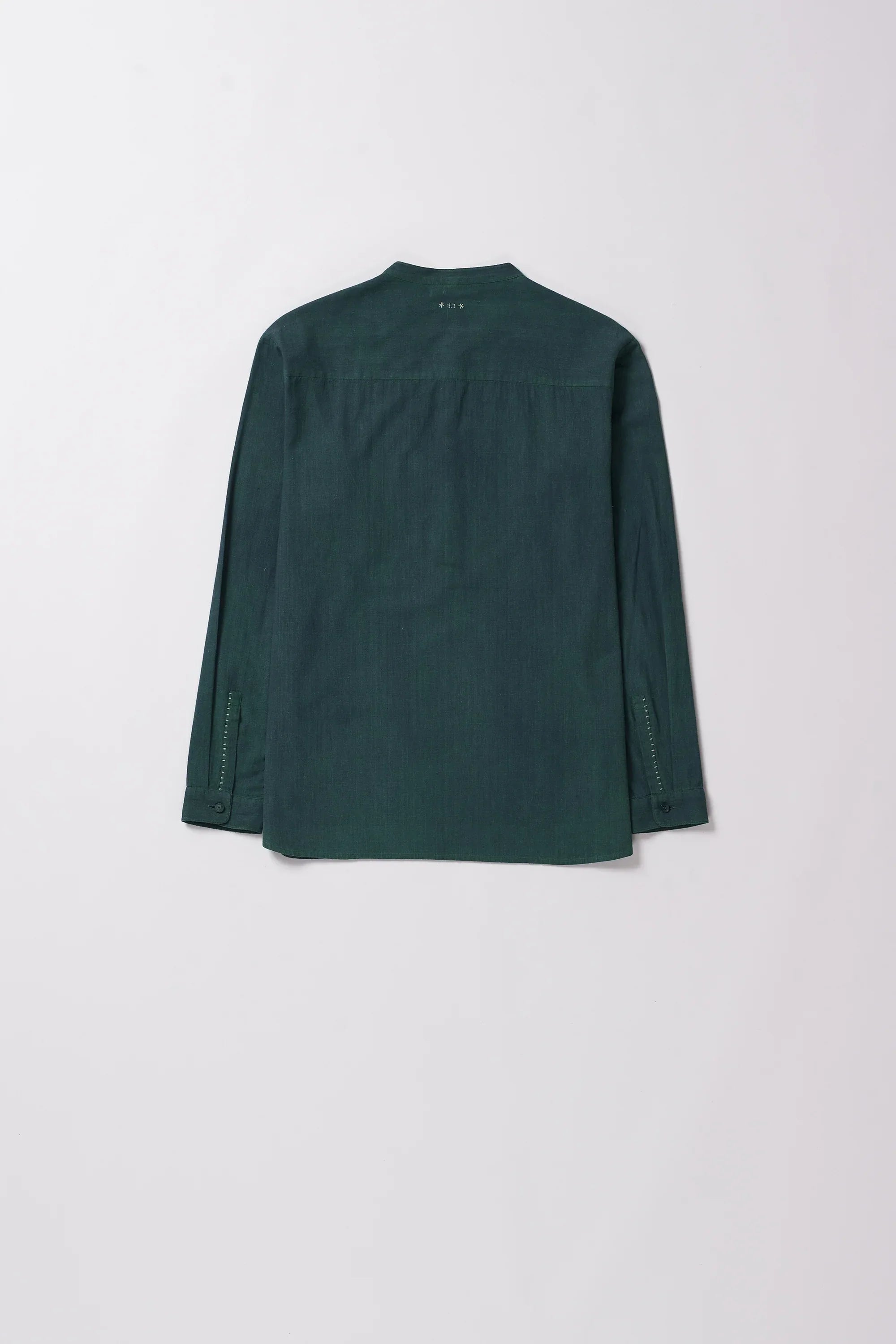 Bottle Green Shirt with Patch Pocket