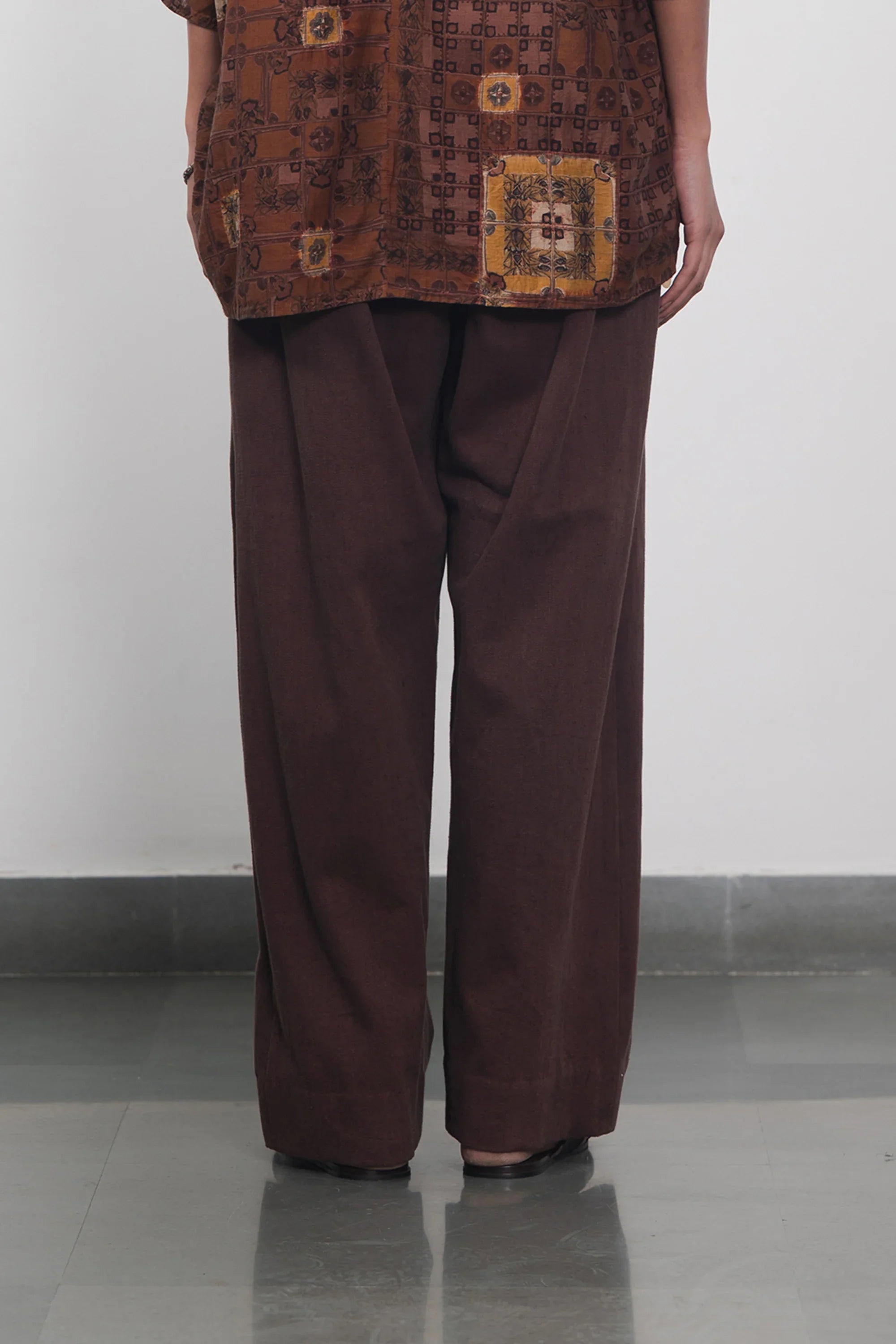 Handspun Denim Pant Burnt Umber
