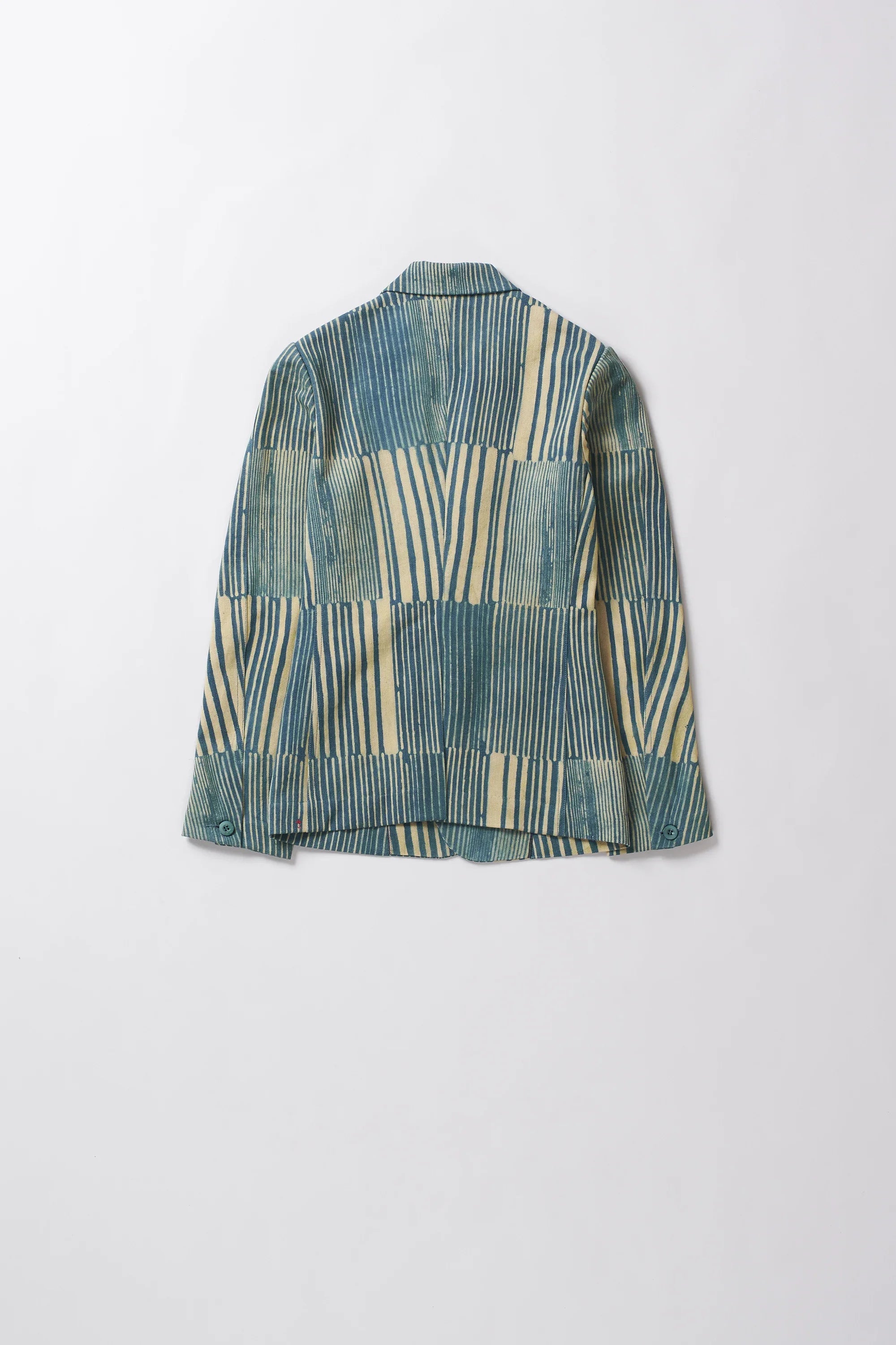 Teal Ajrakh Inspired Jacket