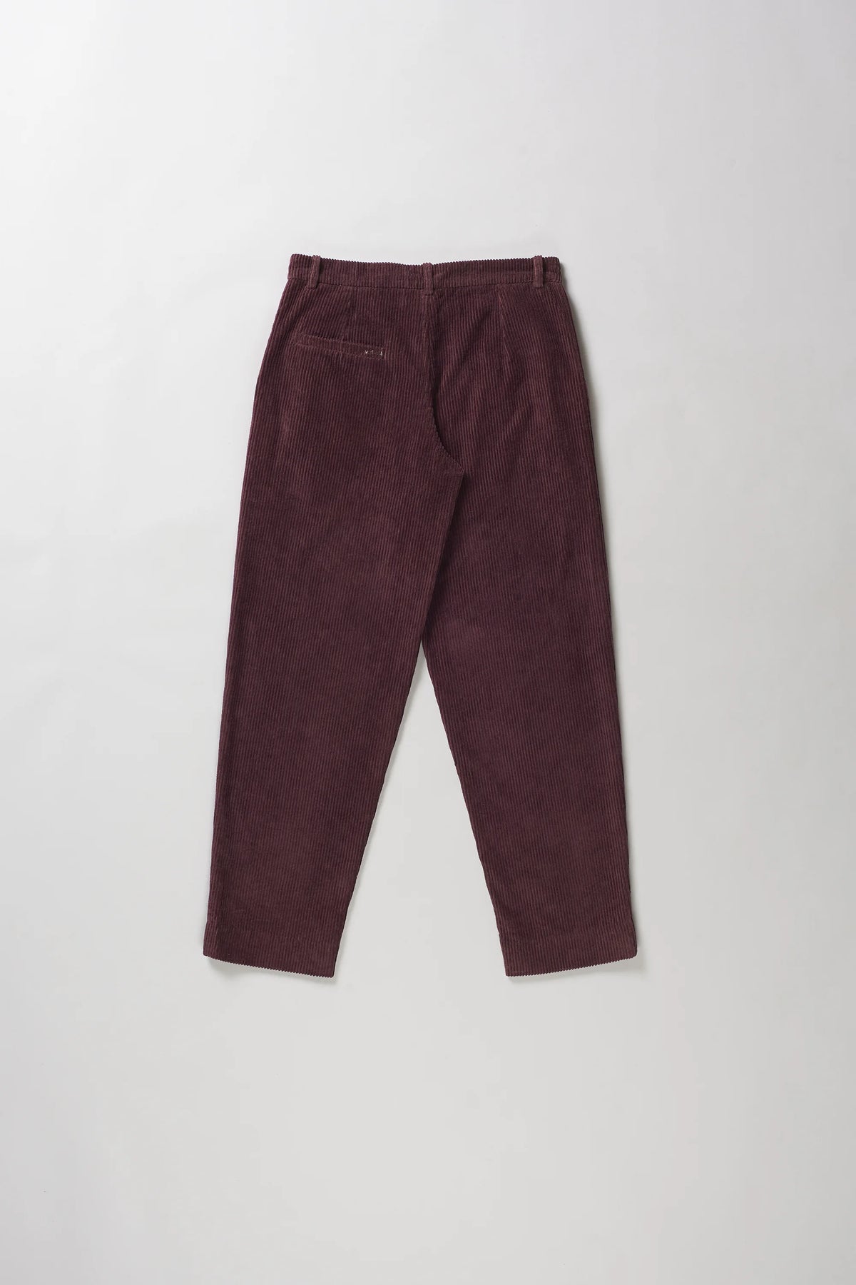 Formal Pleated Trousers in Purple Red