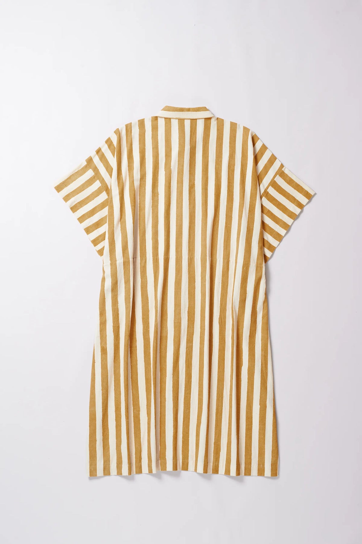 Mustard Yellow Cotton Kaftan Shirt