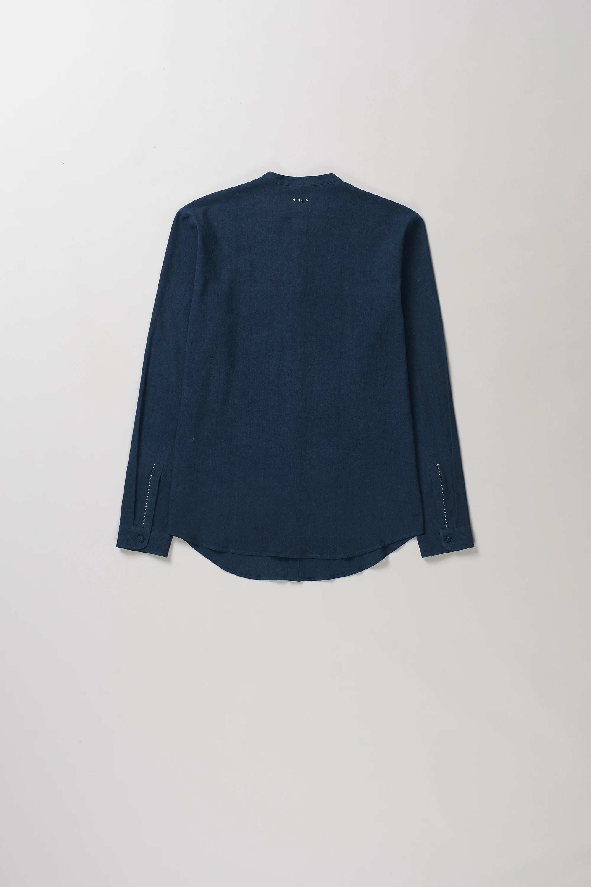 Back image of space blue shirt