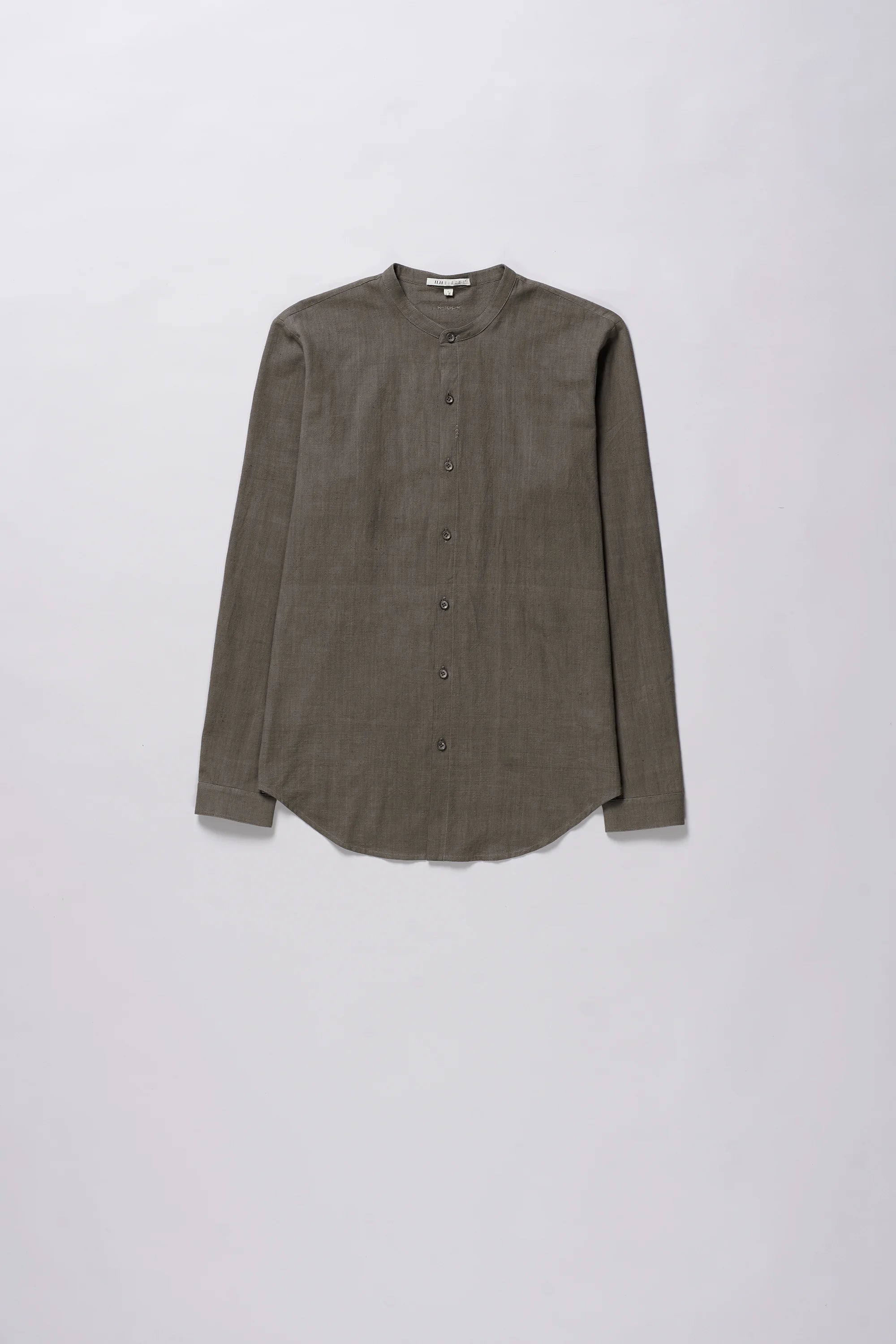 Ash Grey Collar Shirt