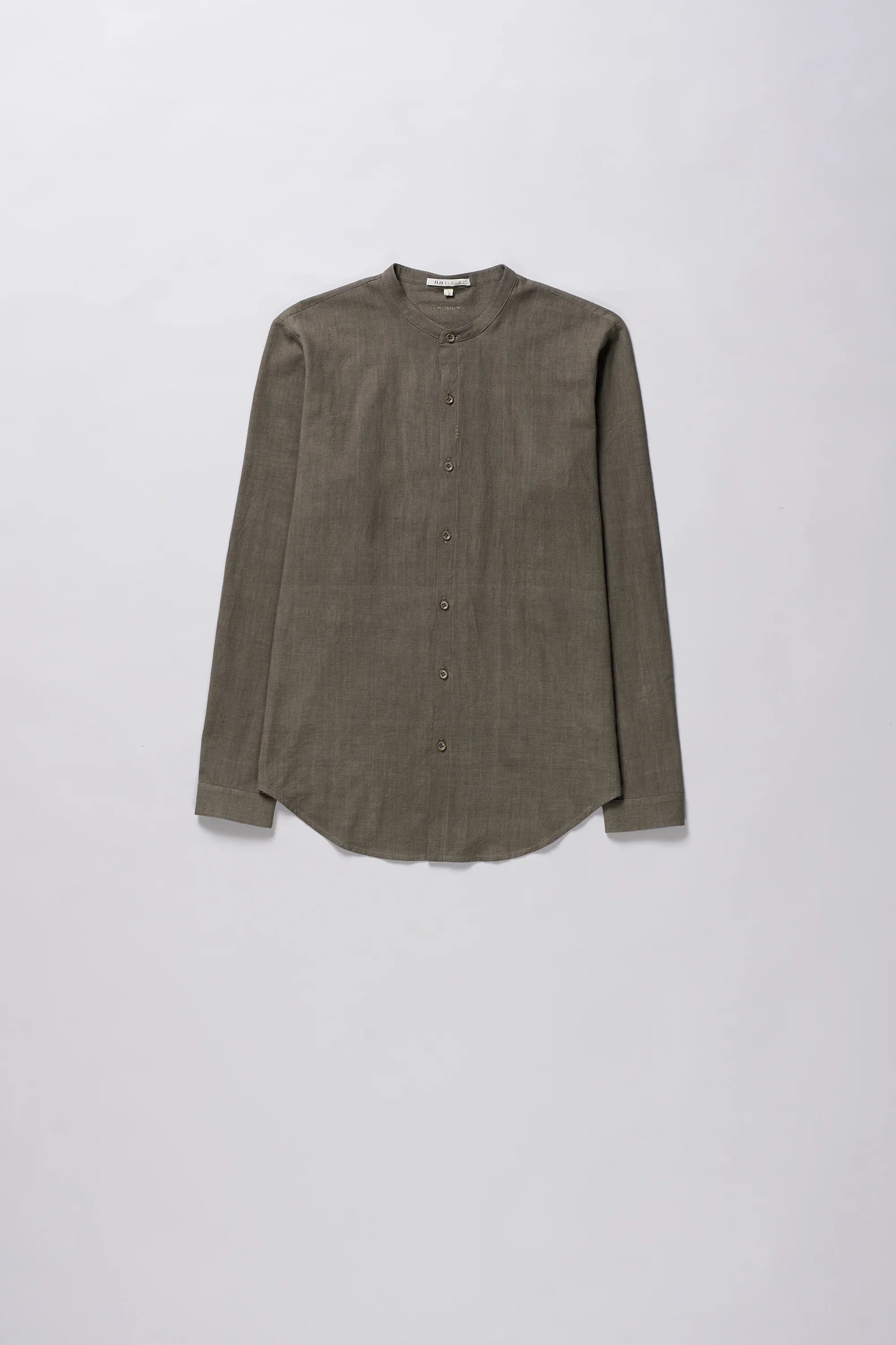 Collar Bandhani Shirt Ash Grey
