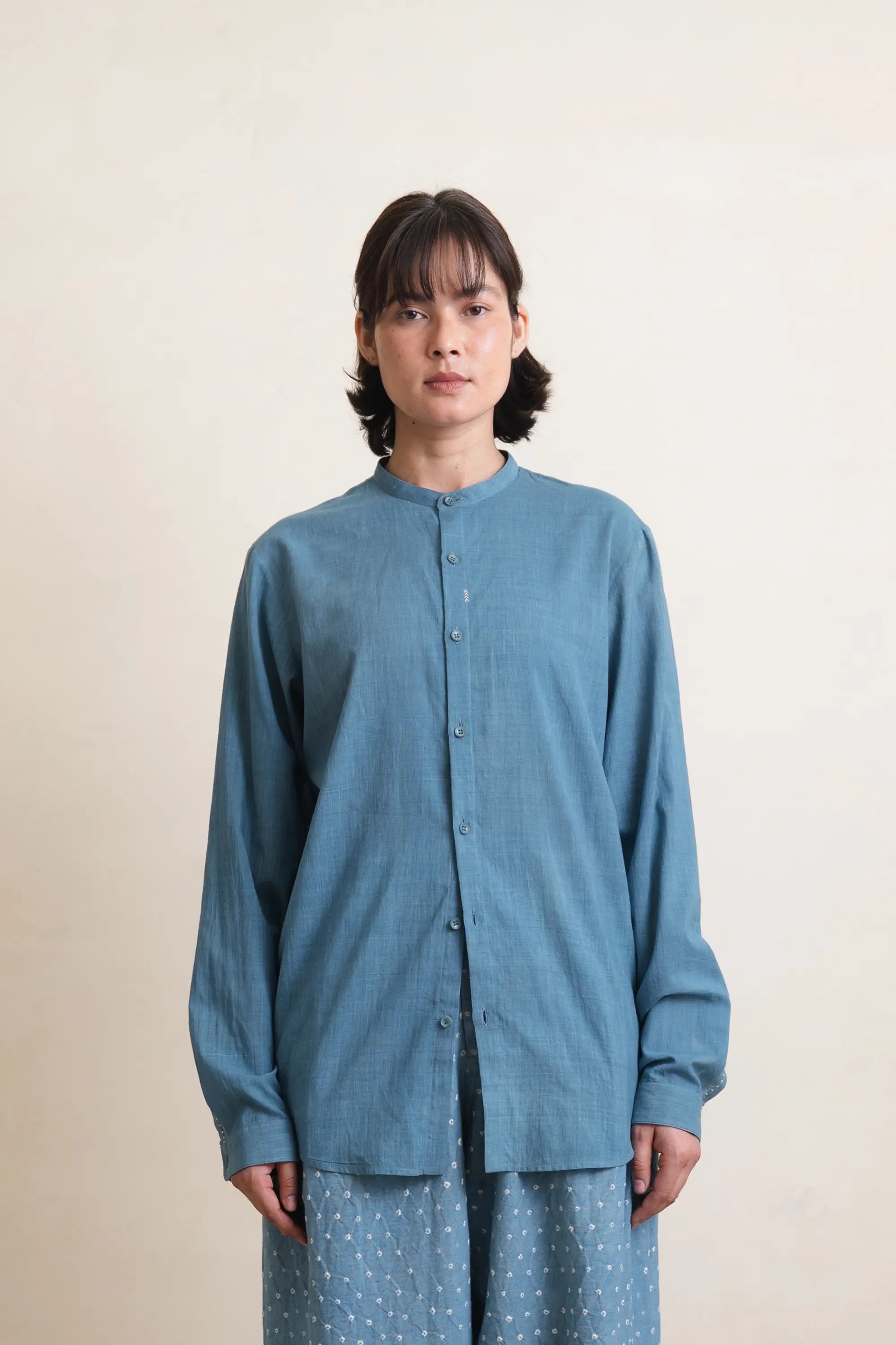 Virgo Shirt in Powder Blue