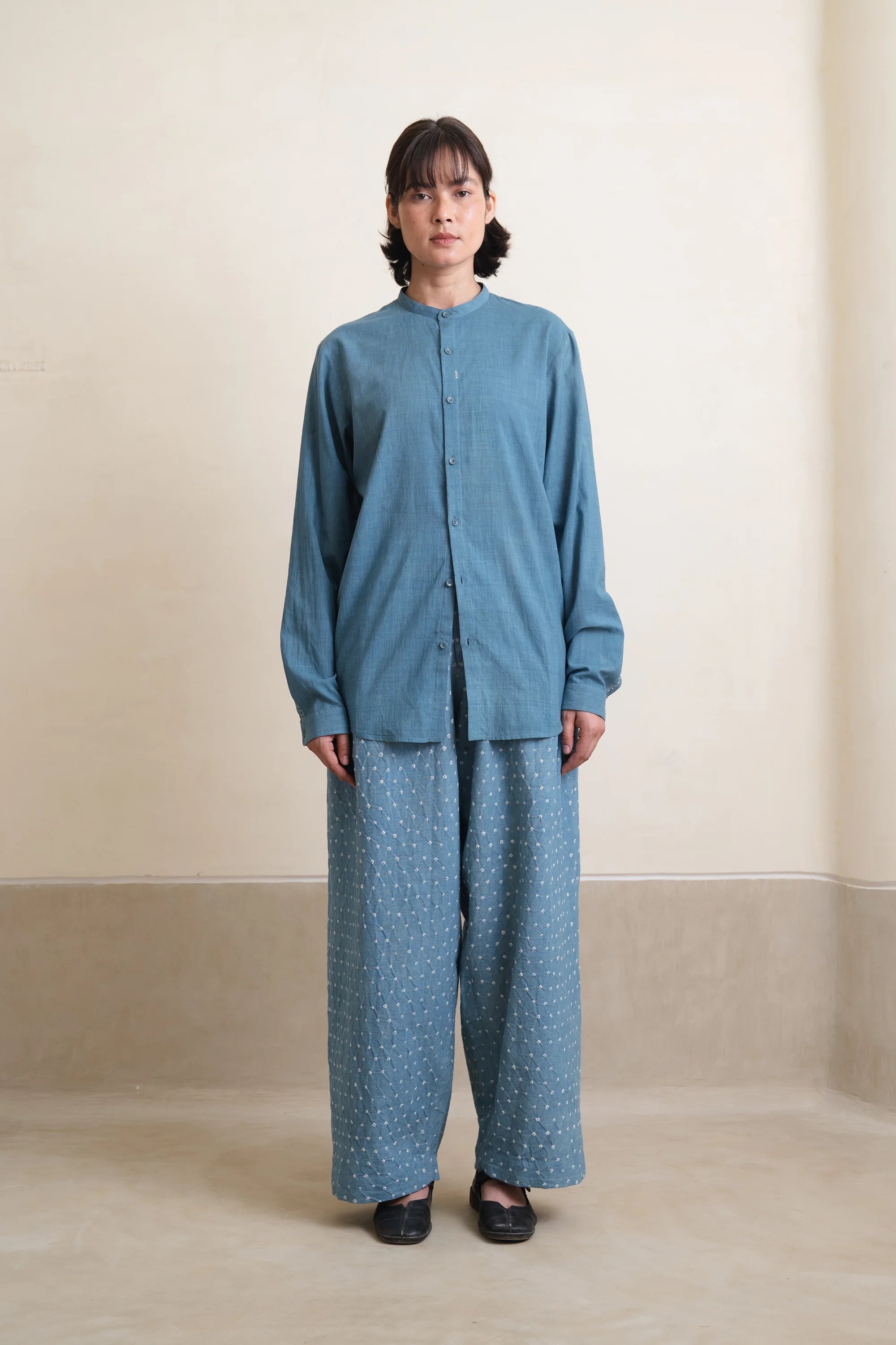 Virgo Shirt in Powder Blue