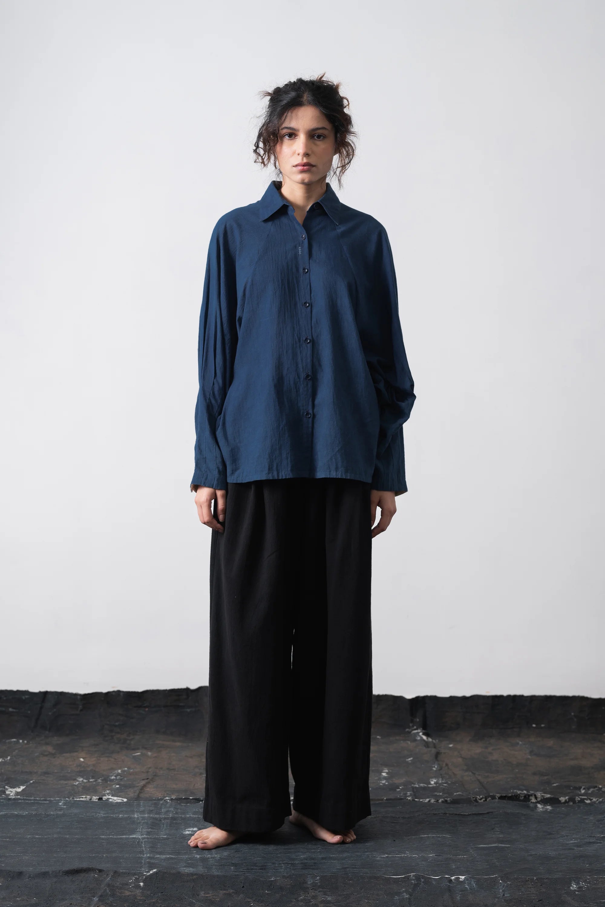 Black Wide Leg Trousers