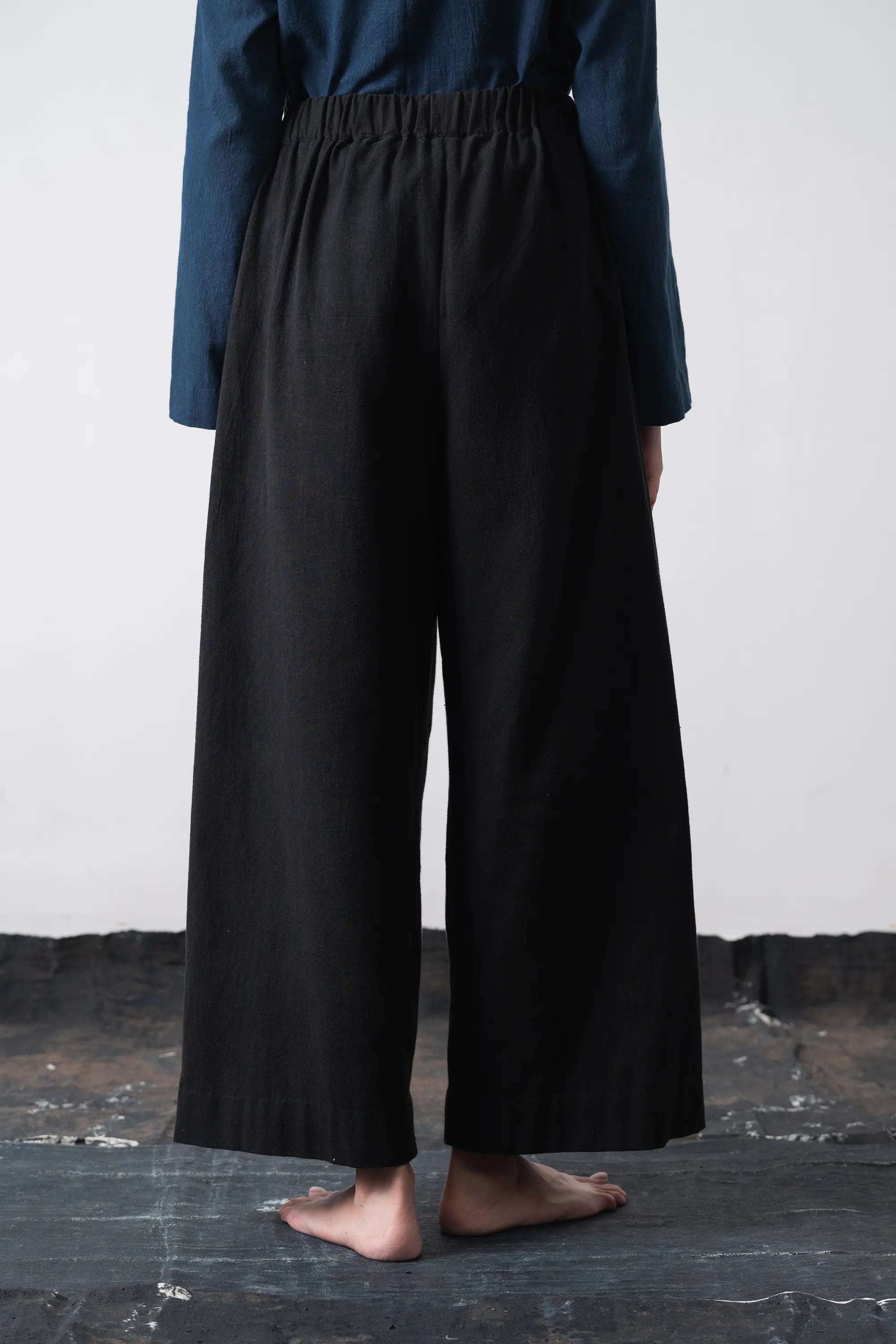 Black Wide Leg Trousers