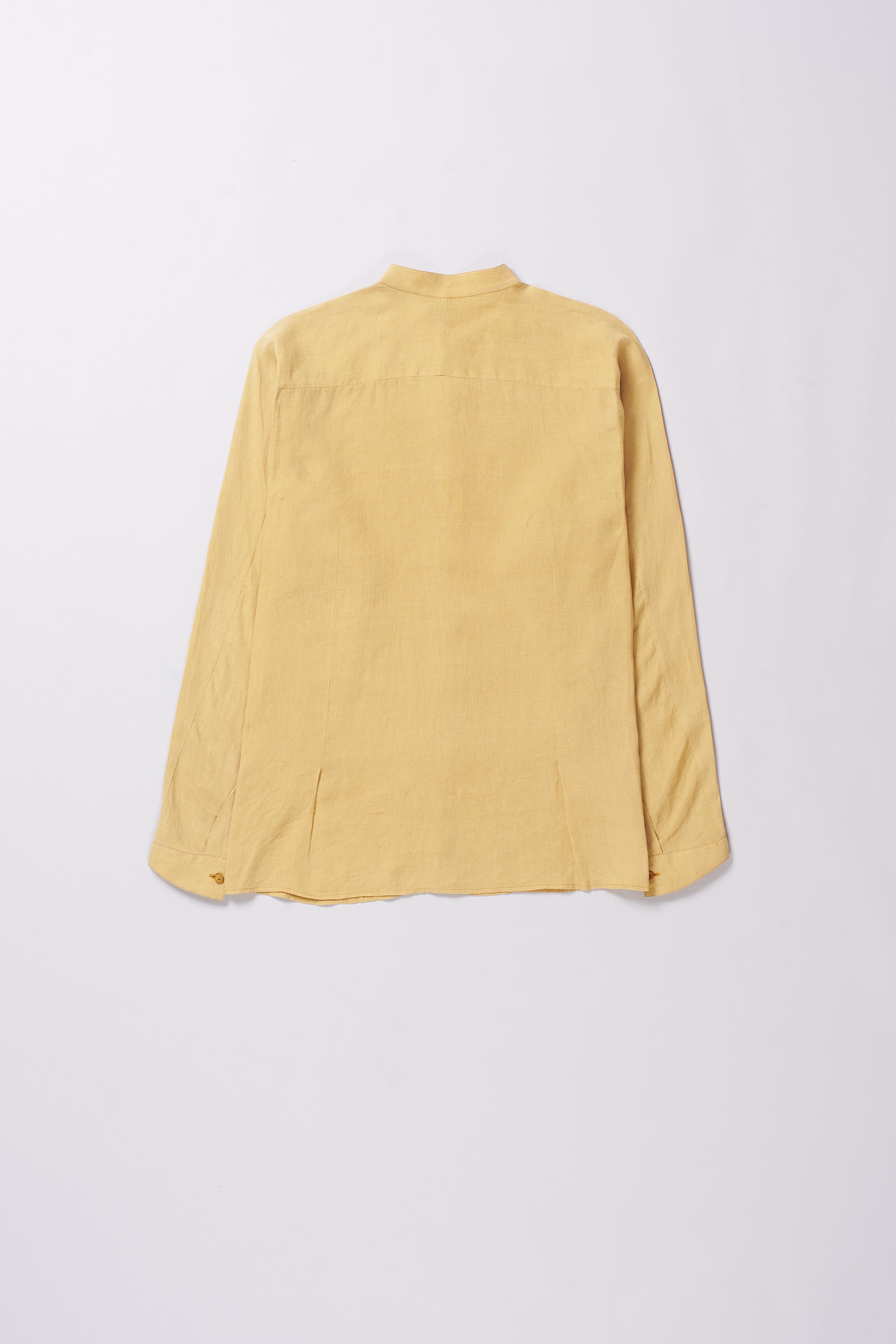 LIGHT YELLOW LINEN SHIRT