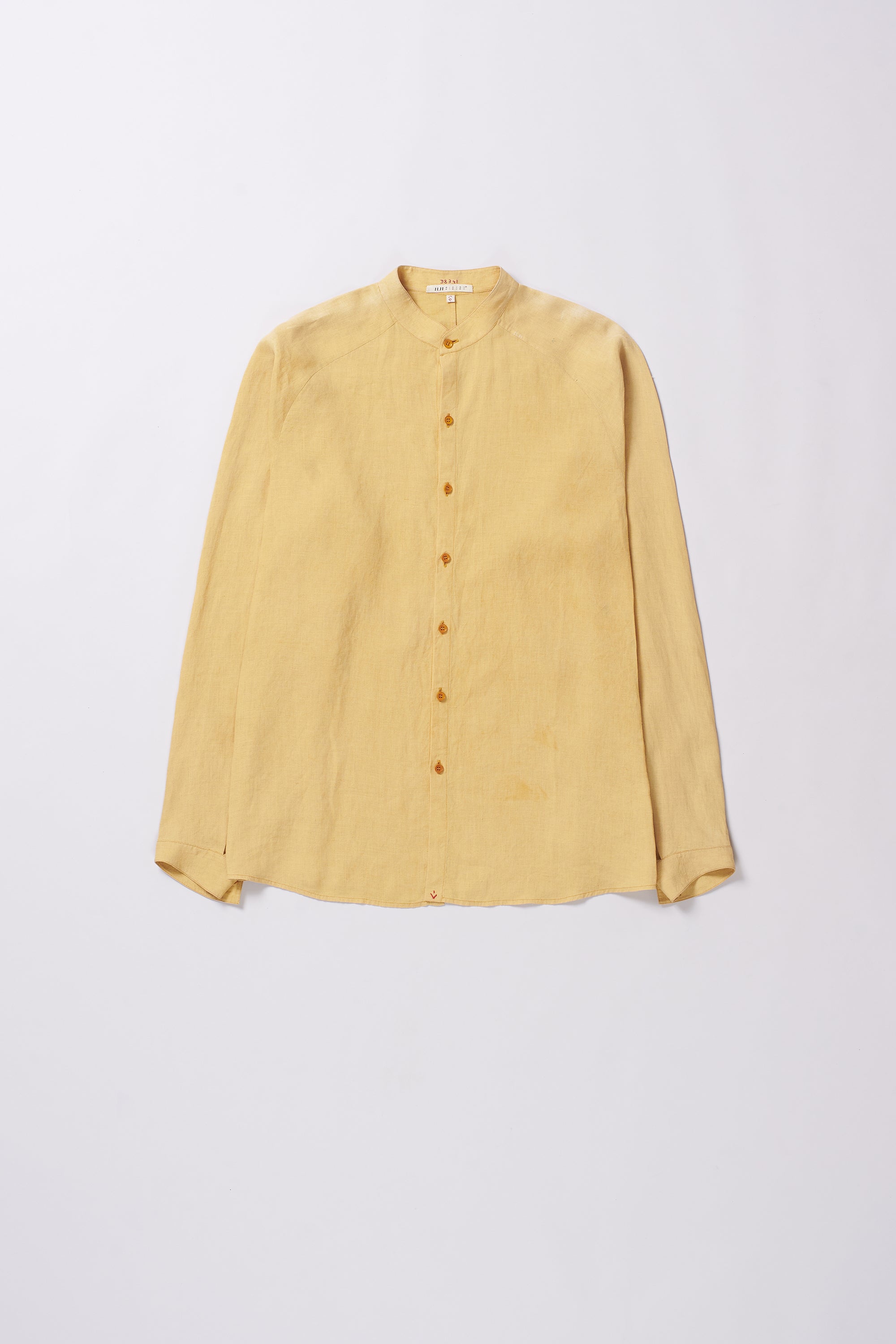 LIGHT YELLOW LINEN SHIRT