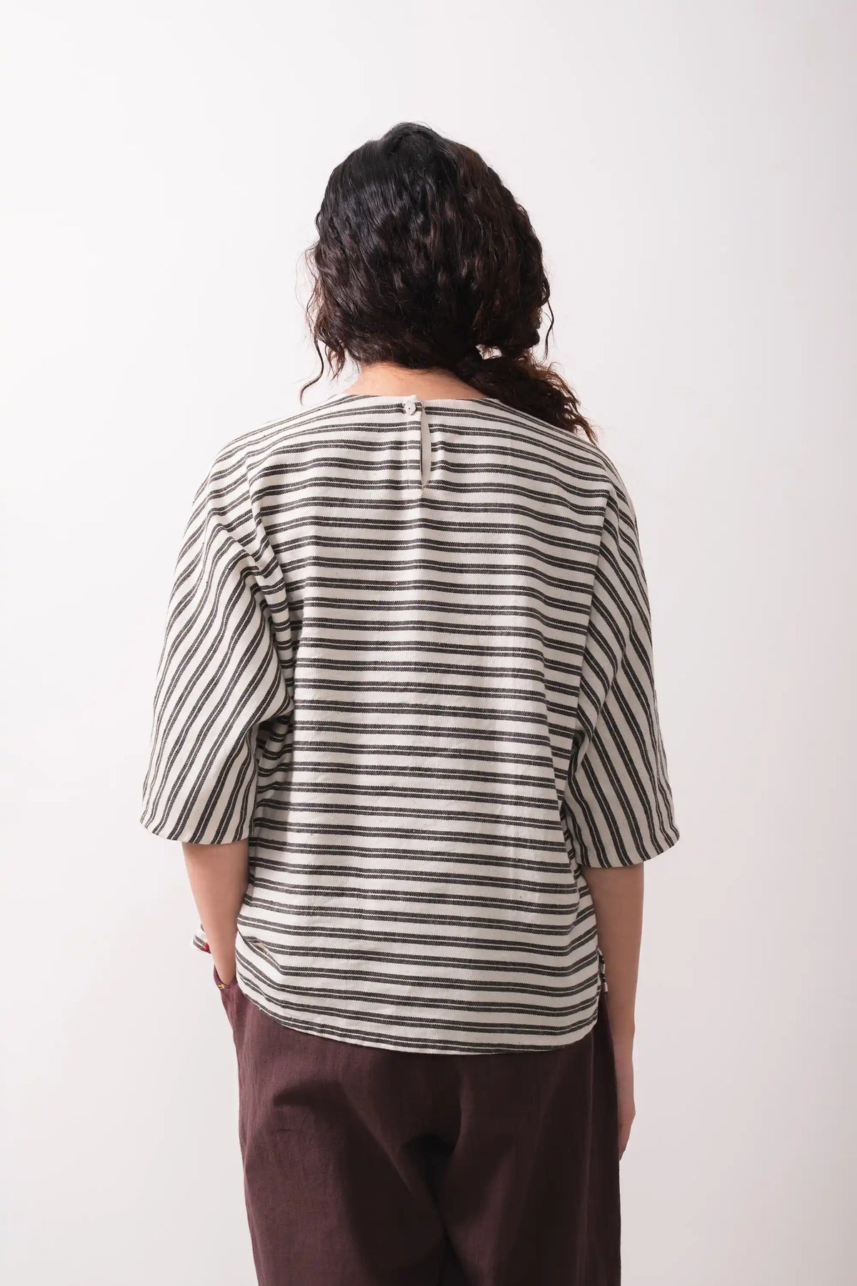 Yarn-Dyed Women's Pullover