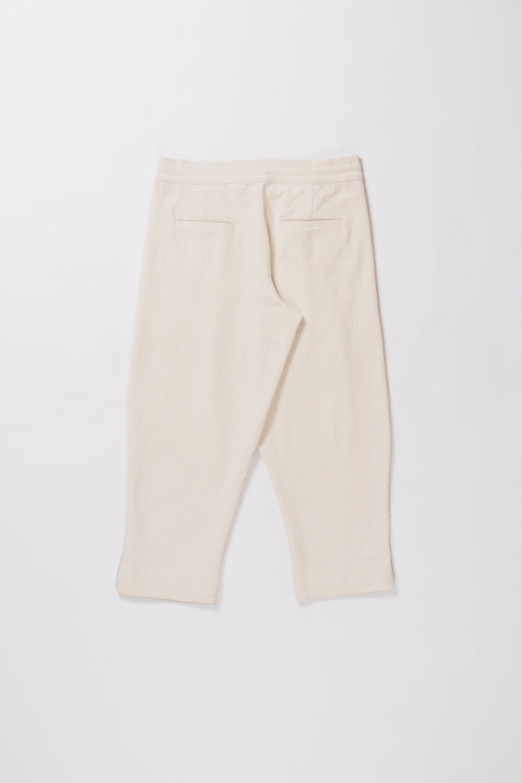 OFF-WHITE ORGANIC COTTON TROUSER