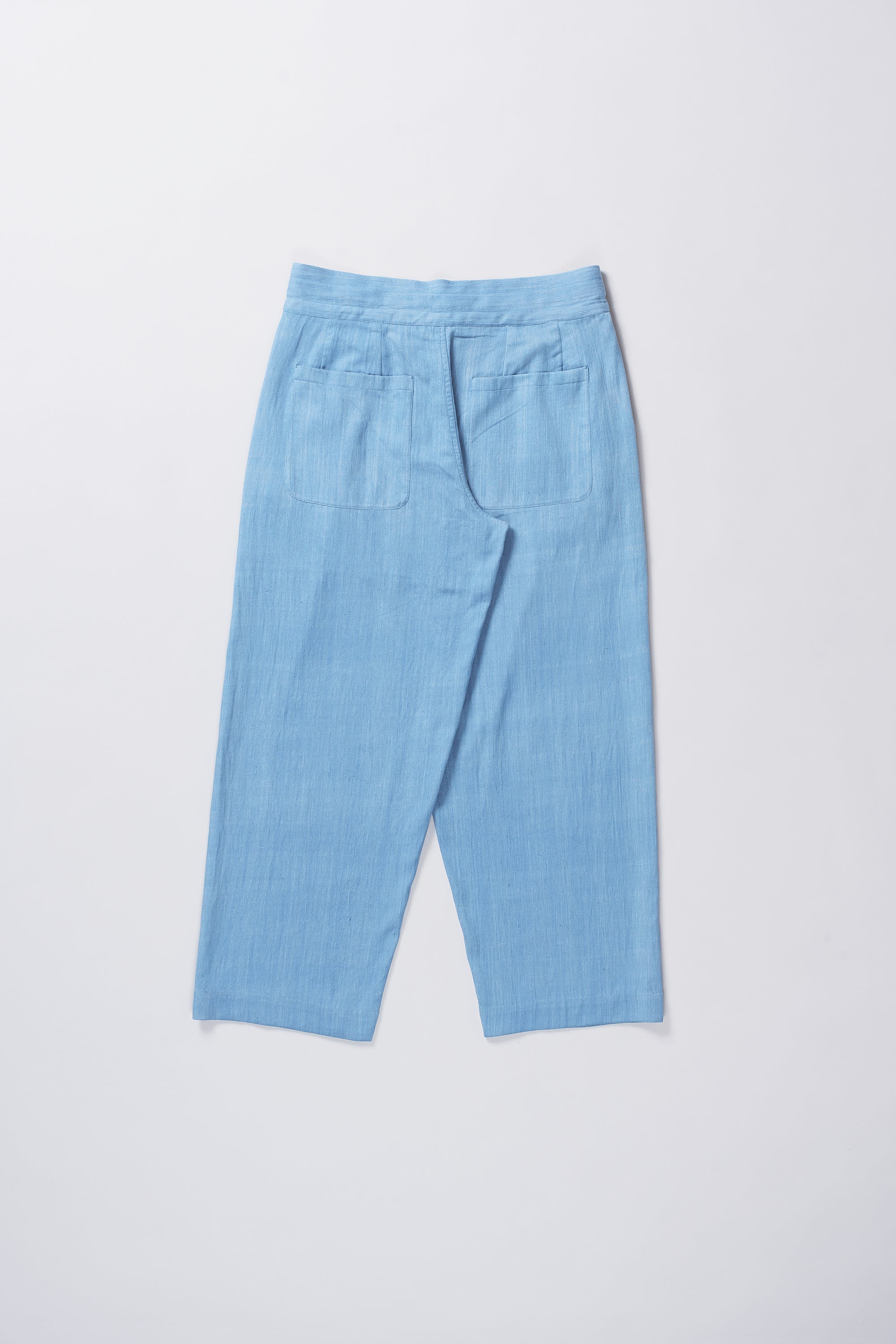SKY INDIGO DENIM COMFORT TROUSERS