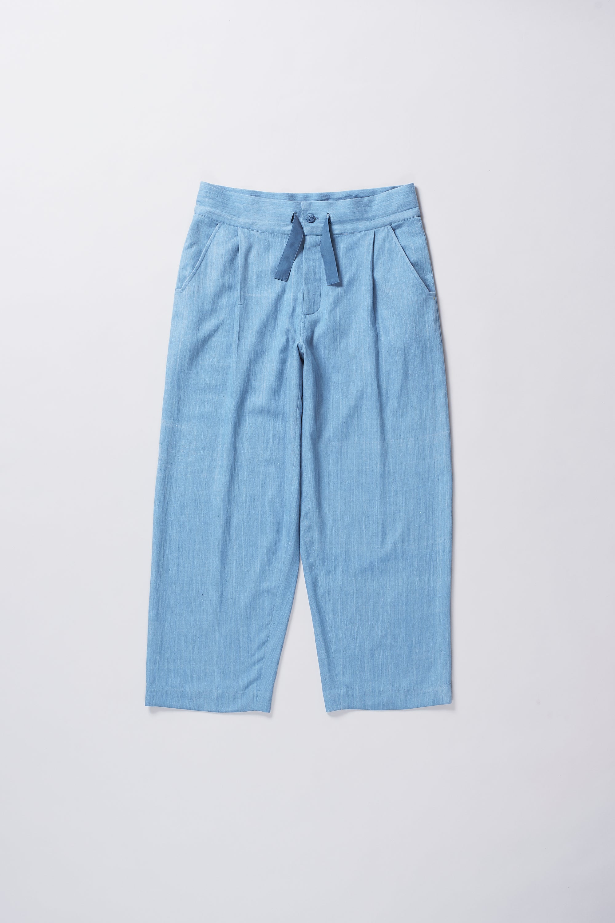 SKY INDIGO DENIM COMFORT TROUSERS
