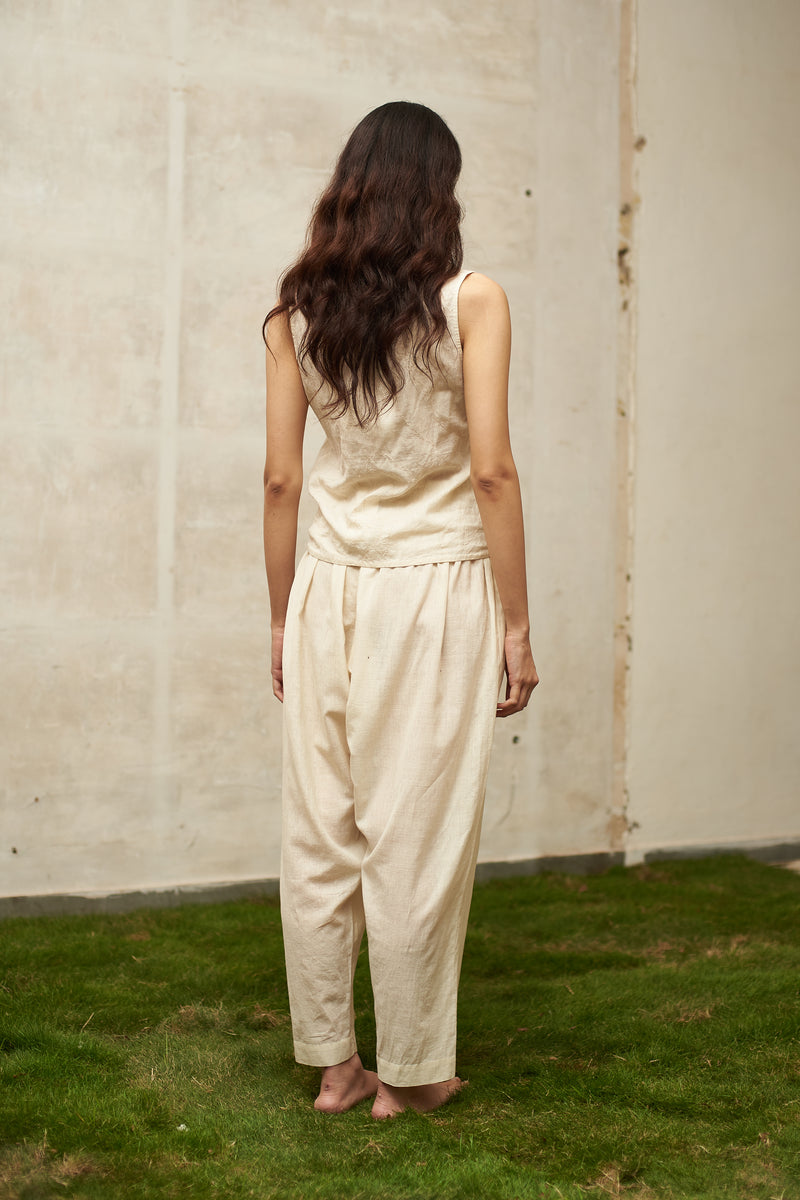 Relaxed Fit Organic Cotton Pants