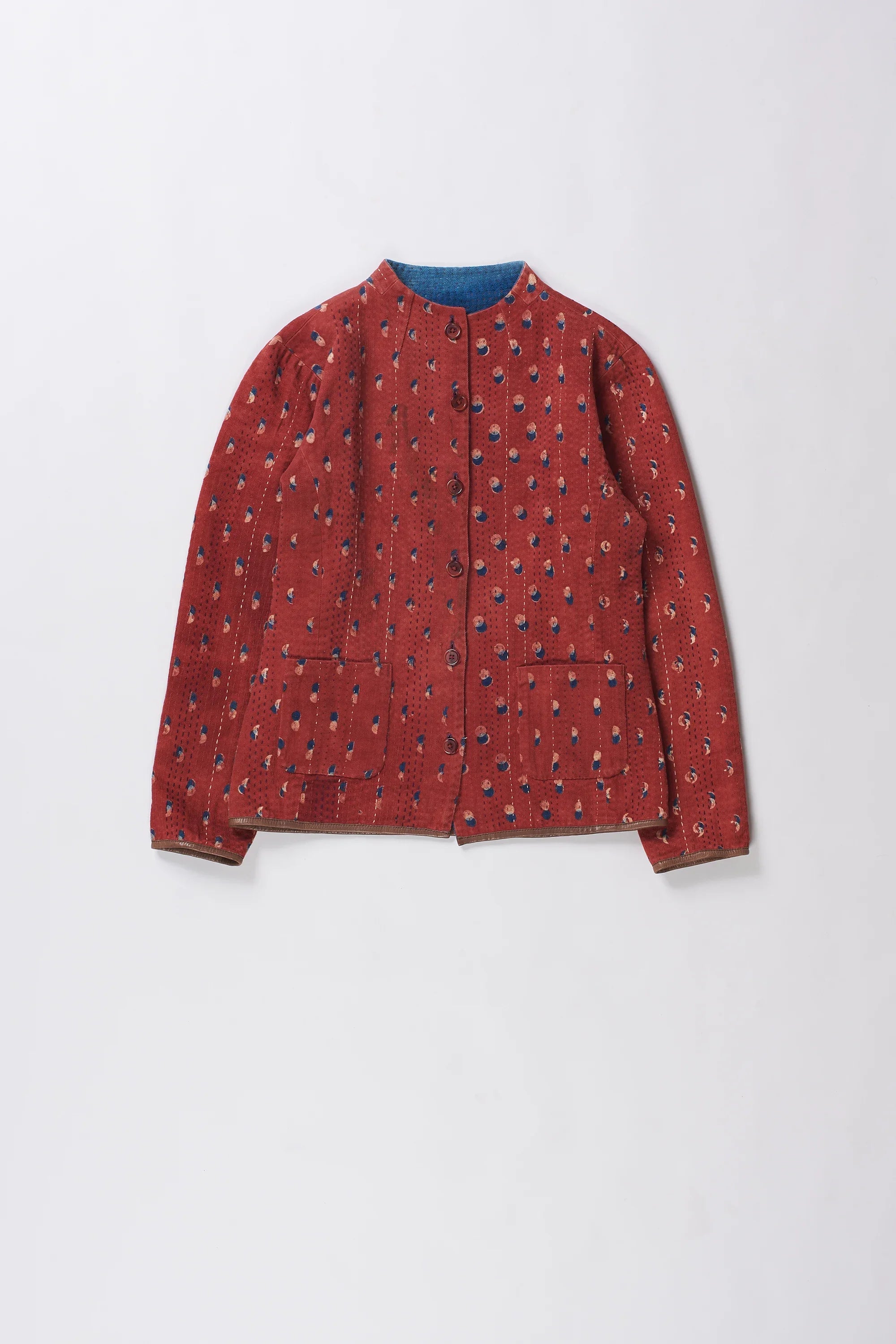 Omega Reverisble Jacket with Block Print