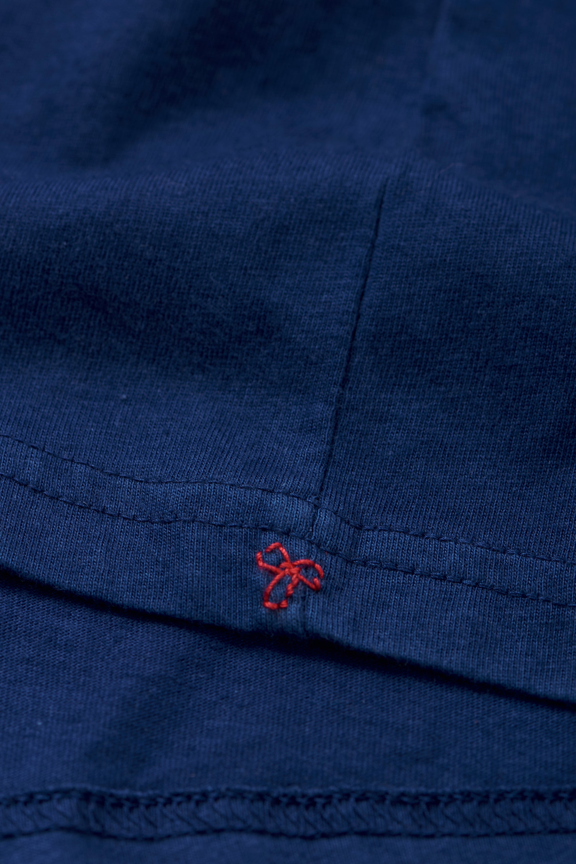 MEDIUM INDIGO FINE COTTON T-SHIRT