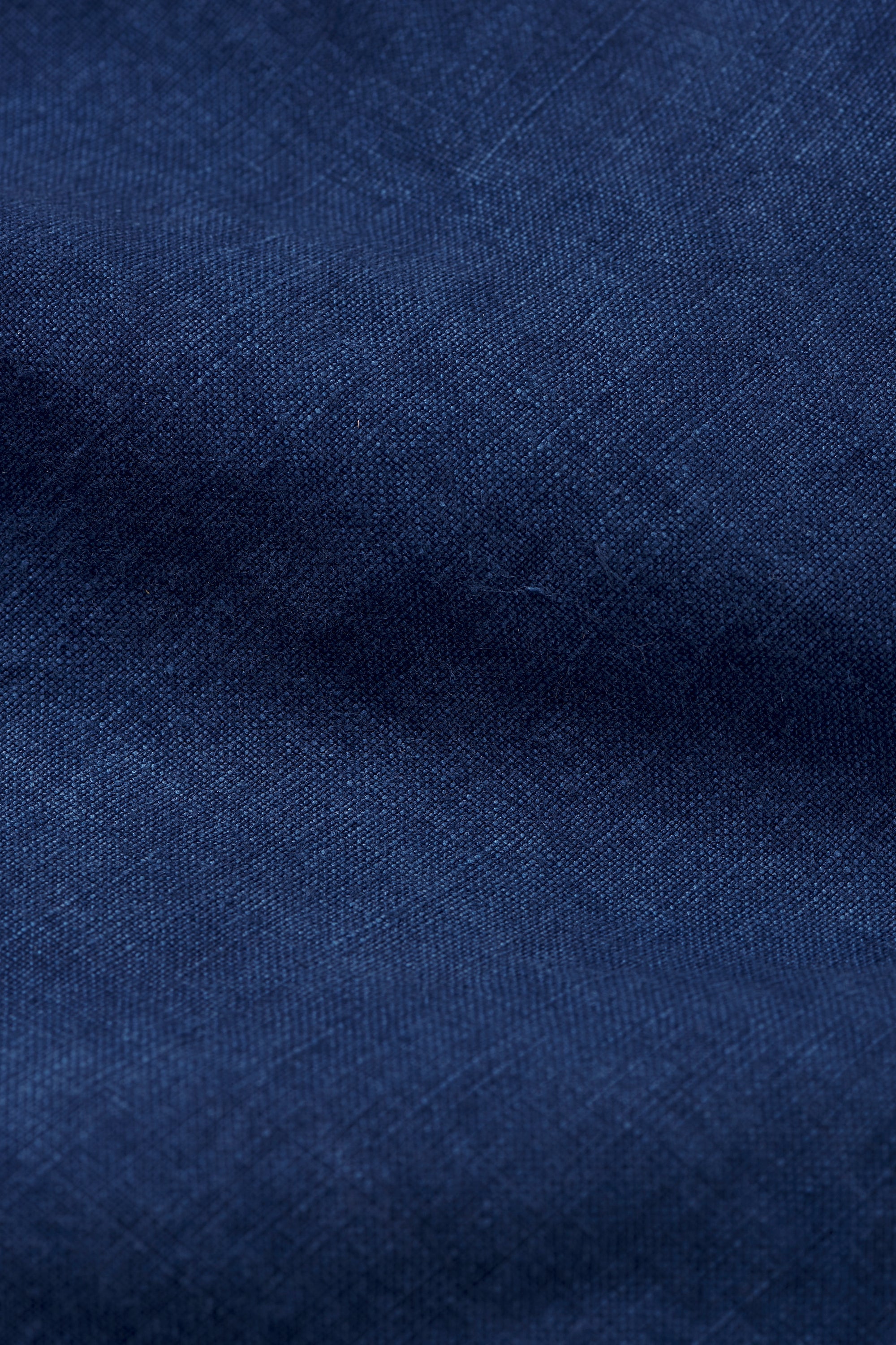 Linen Shorts in Medium Indigo