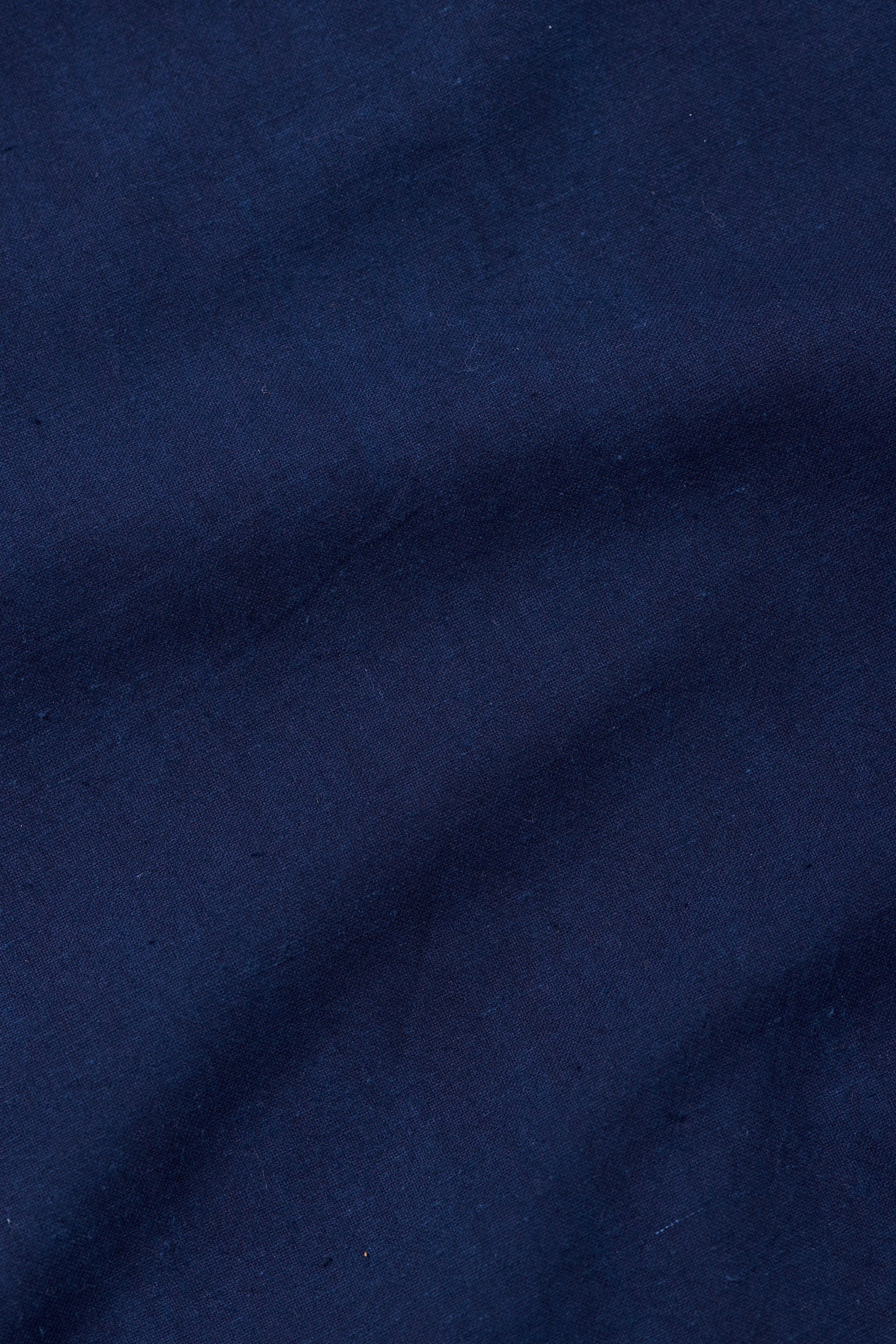 INDIGO BAND COLLAR SHIRT