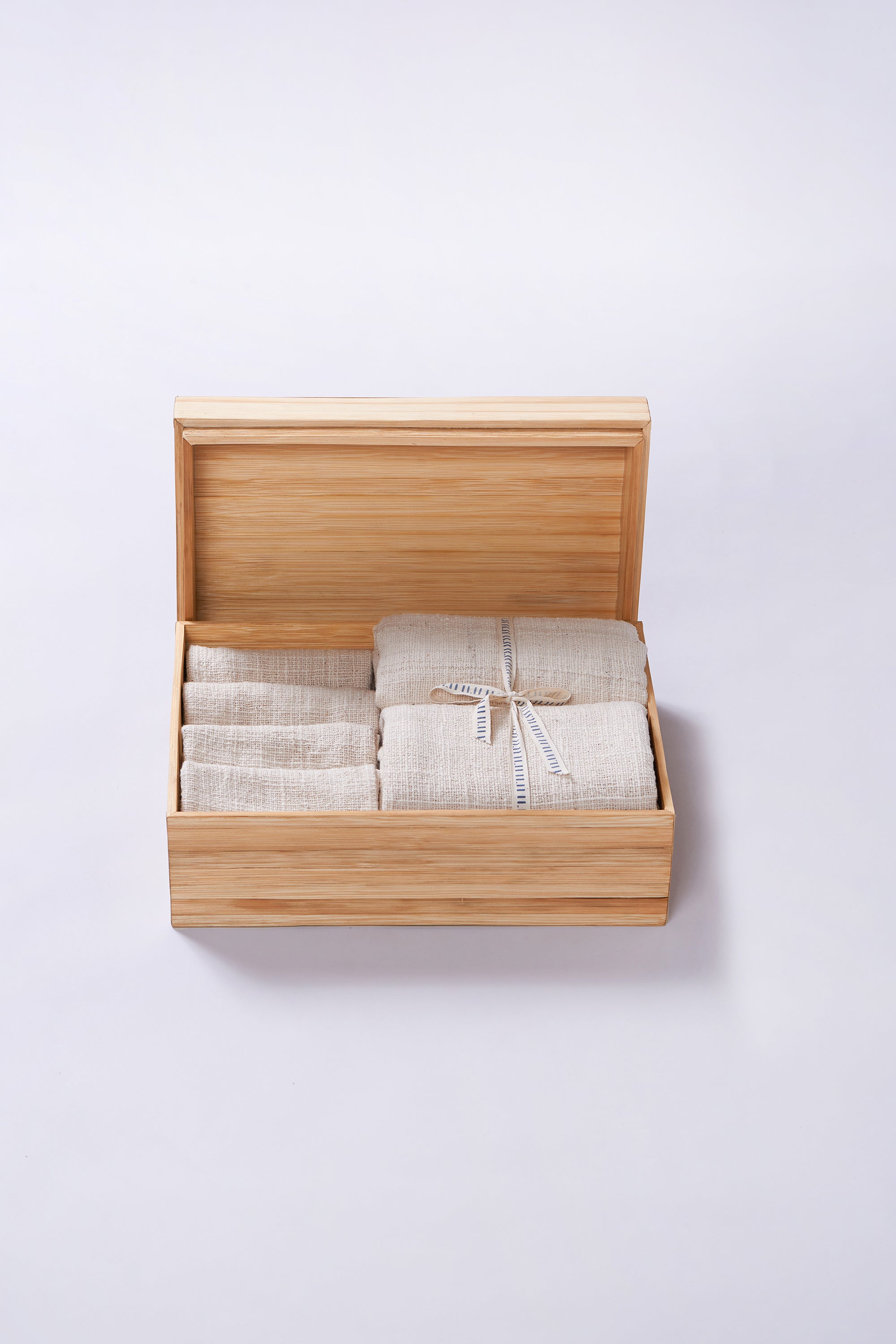 Ecru Organic Cotton Towel Box Set