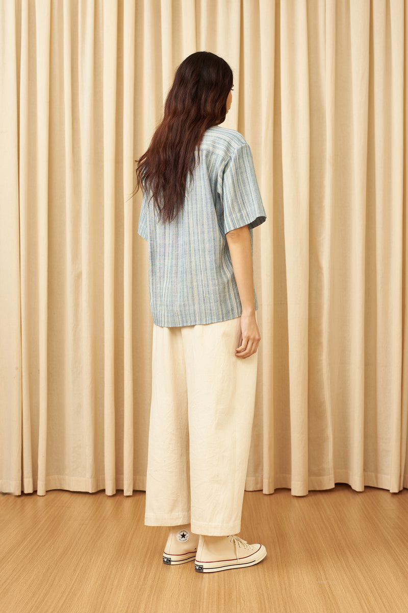 INDIGO STRIPES SUMMER SHIRT