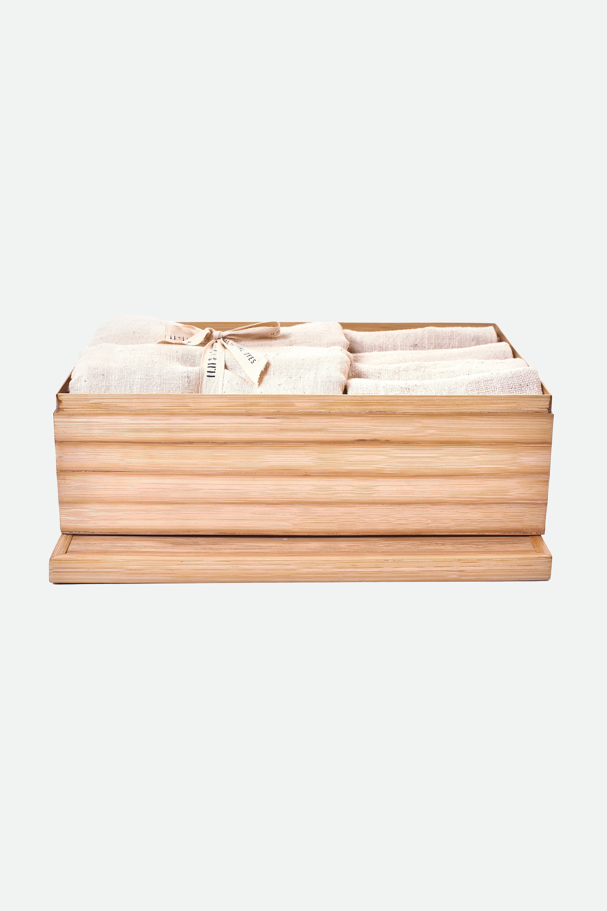 ECRU ORGANIC COTTON TOWEL BOX SET