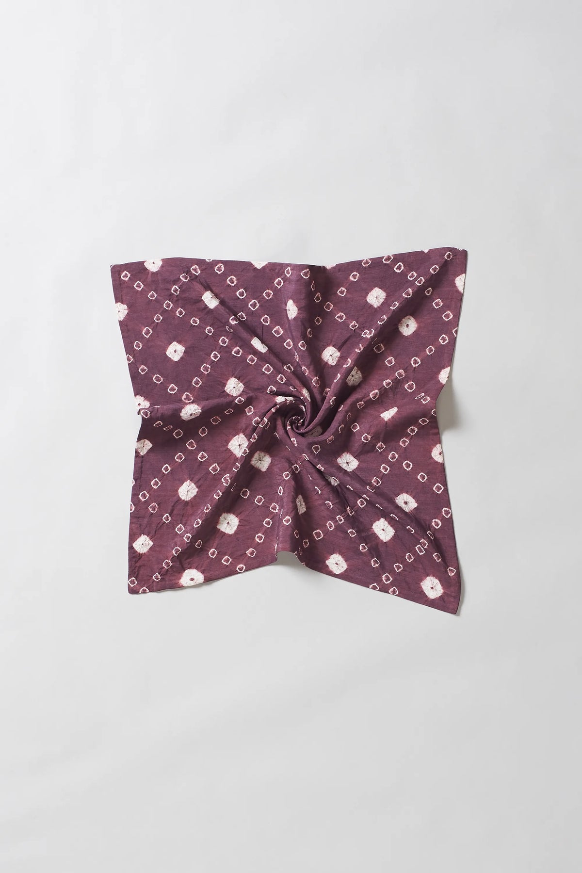 Purple Red Silk Scarf