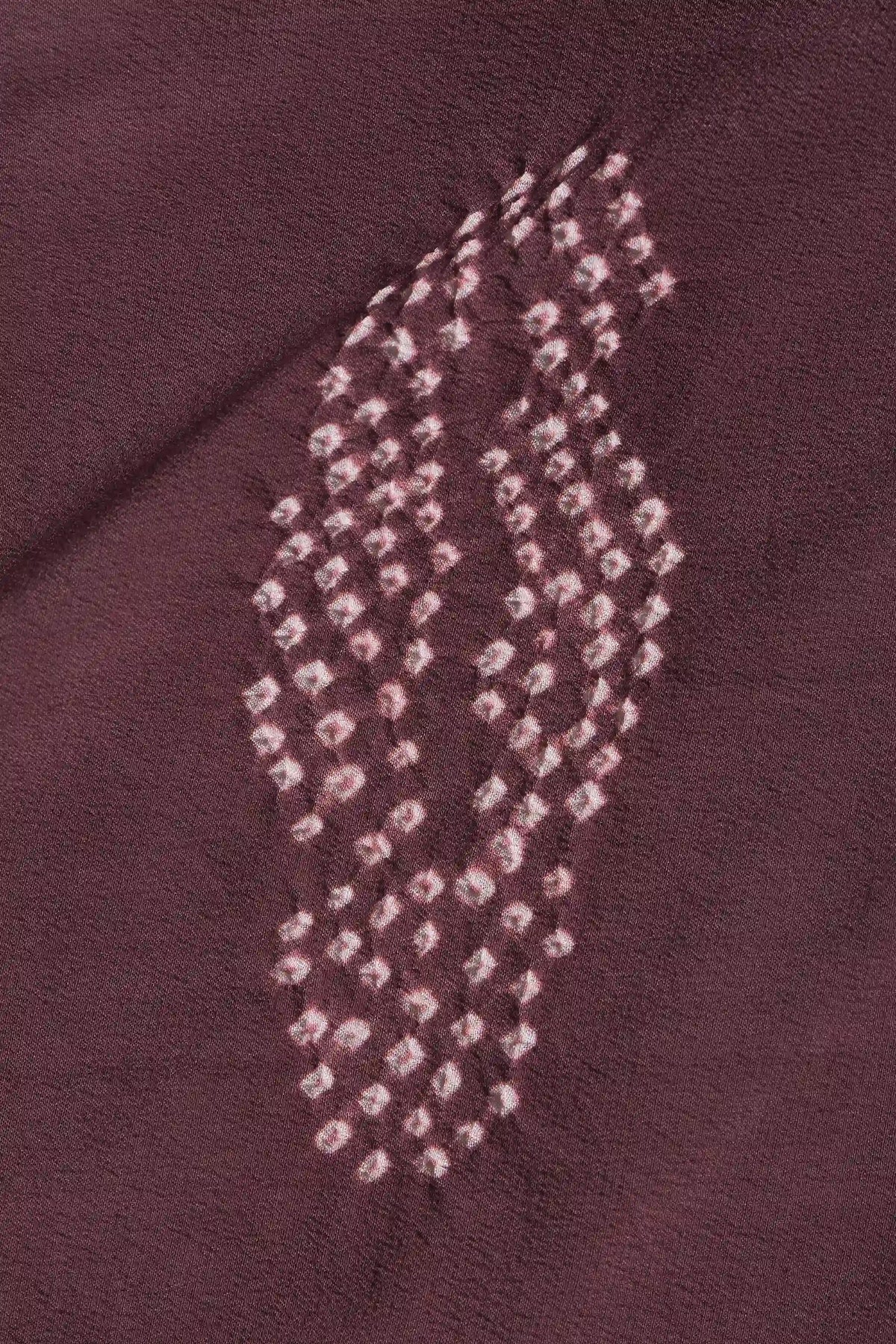 Purple Red Bandhani Top