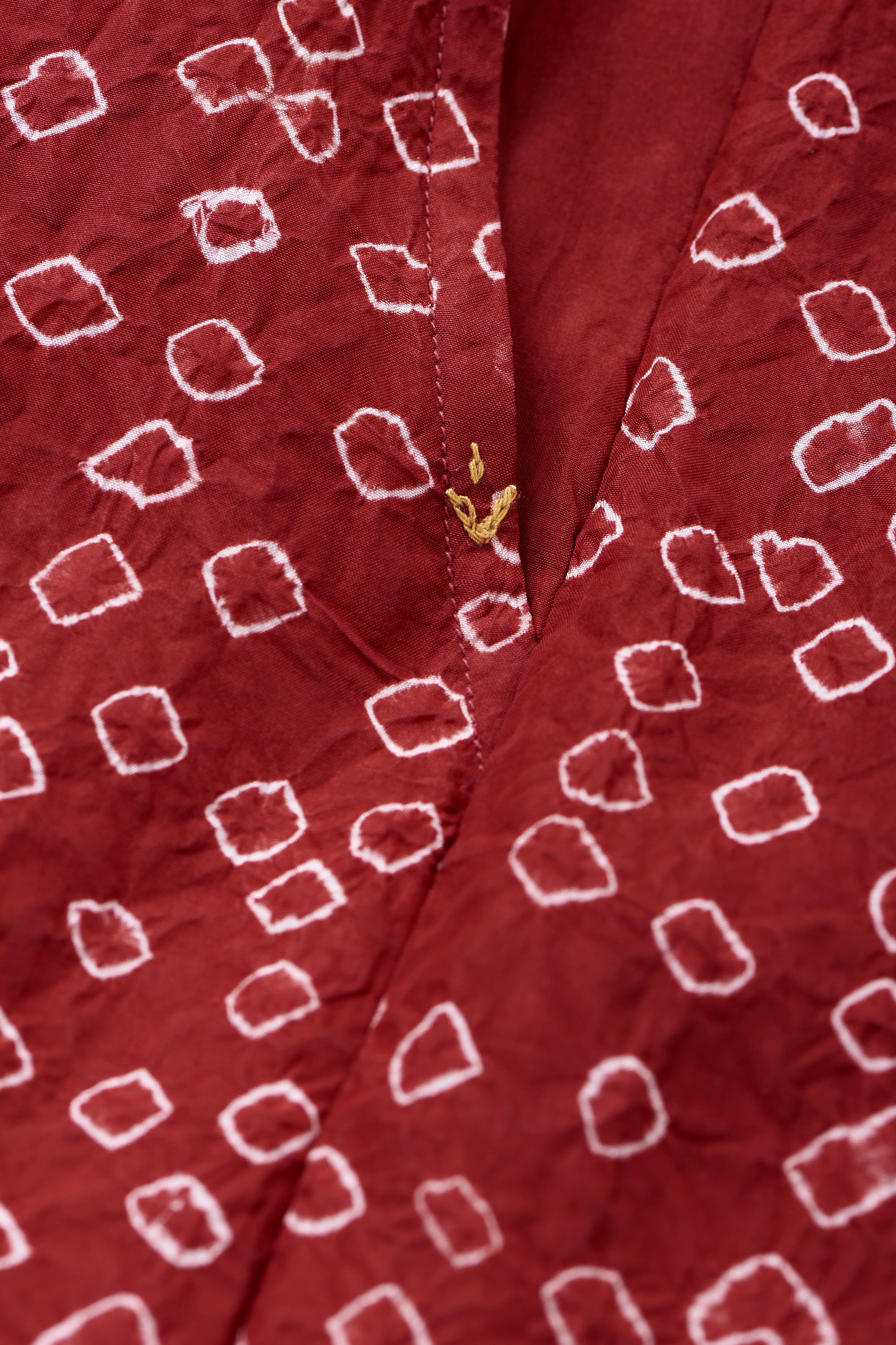 Crimson Pink Silk Bandhani Pants