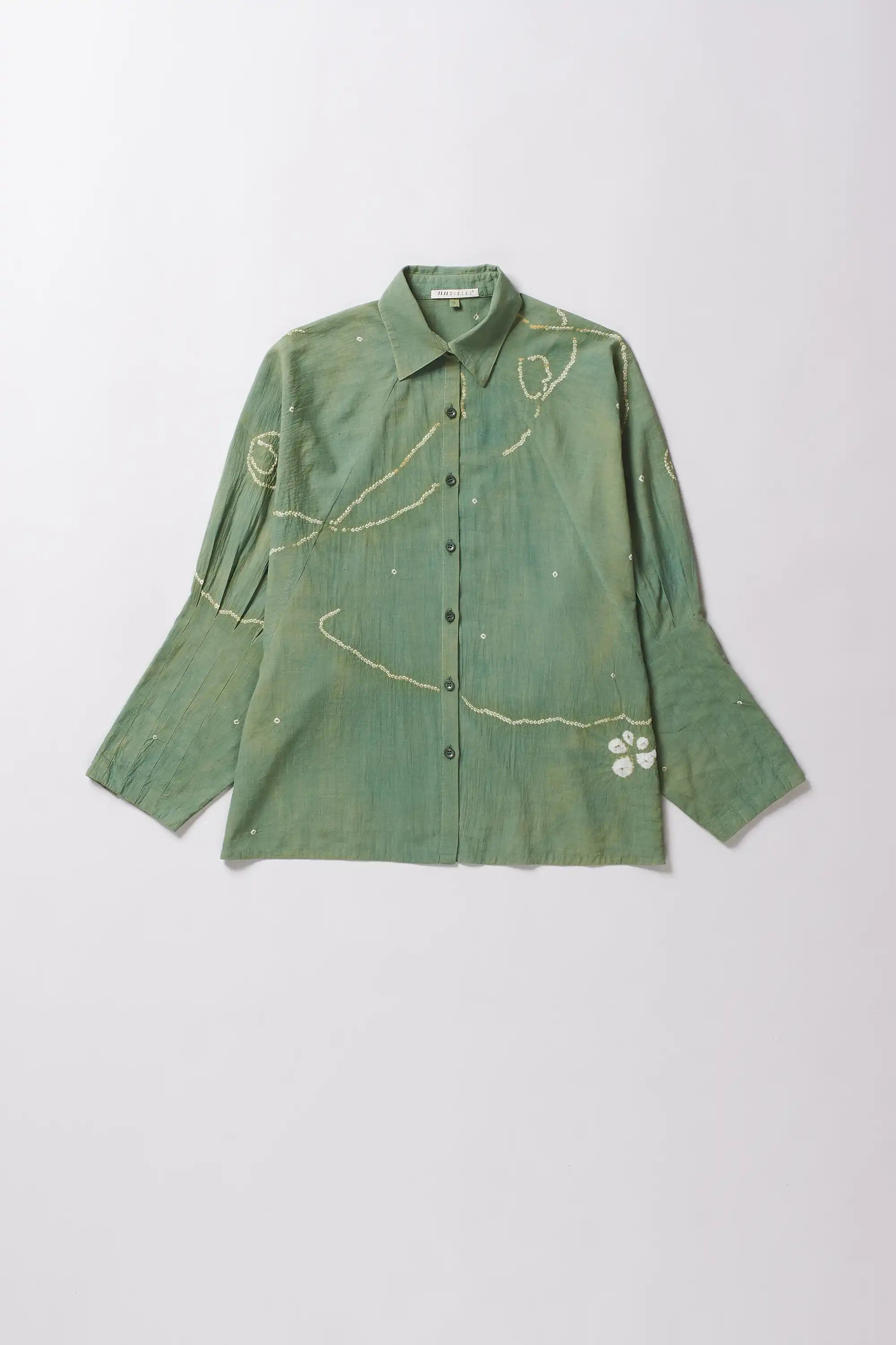 Turf green cotton shirt