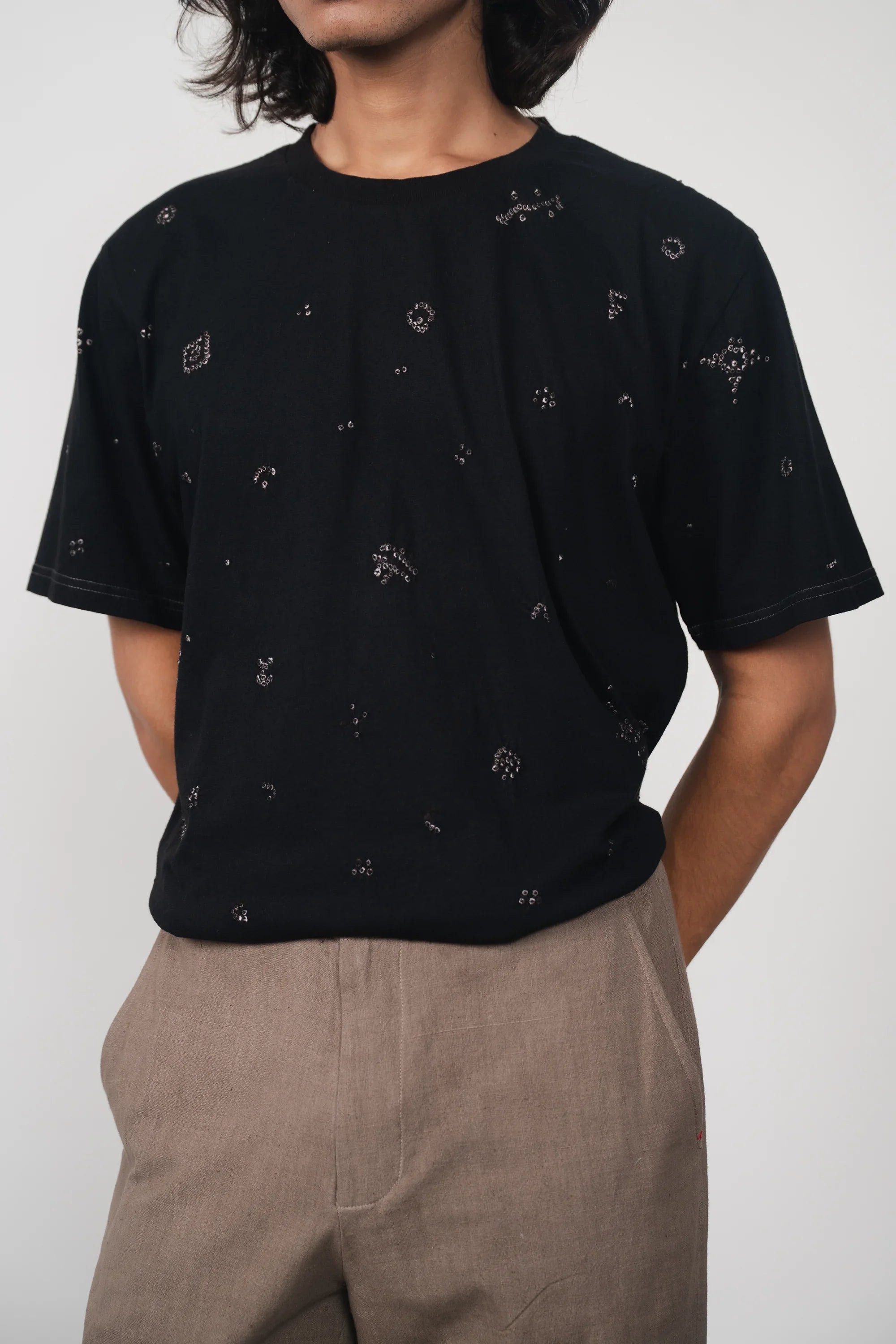 Black Bandhani Tee image 1