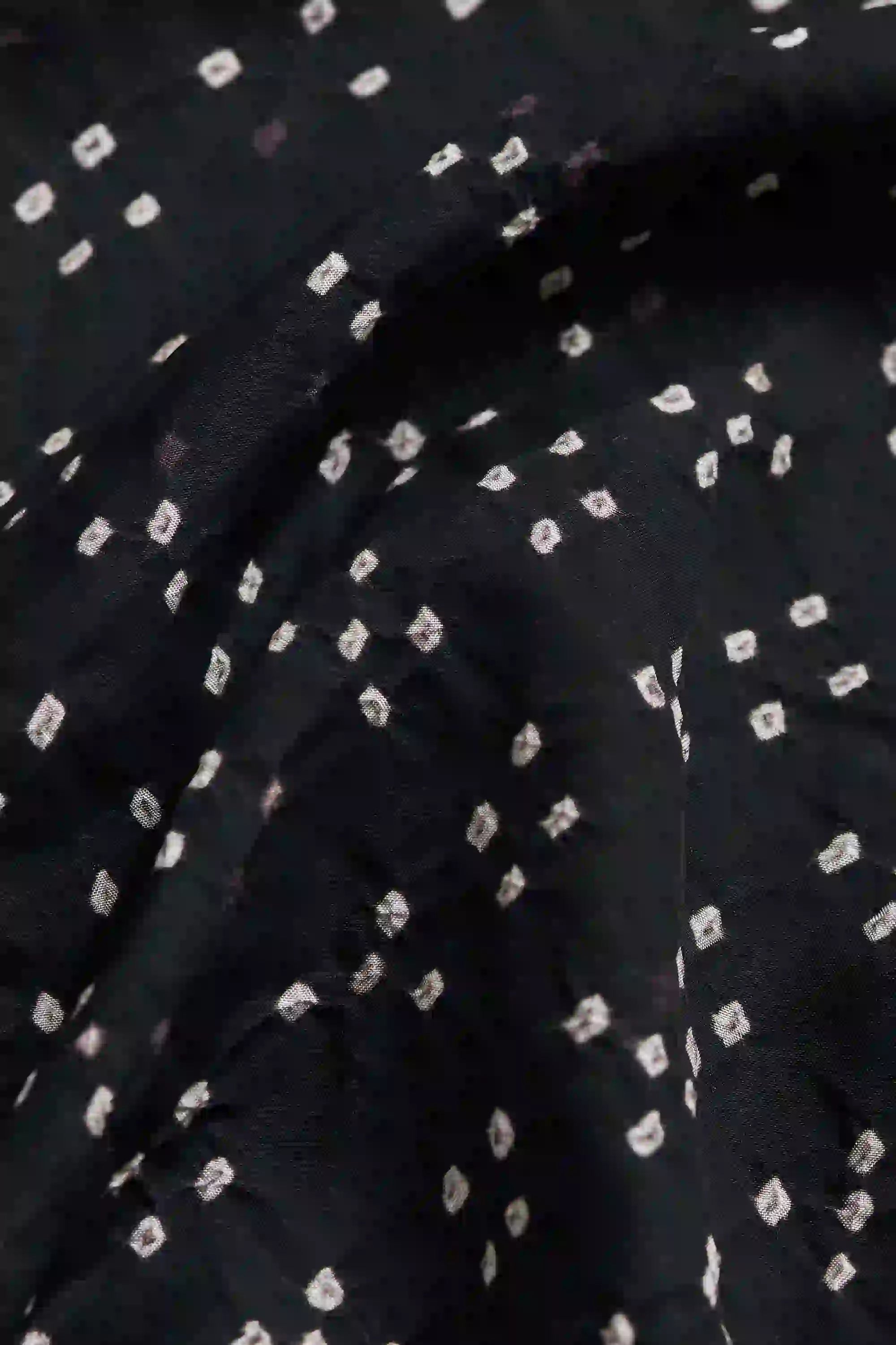 Fabric close-up with bandhani work