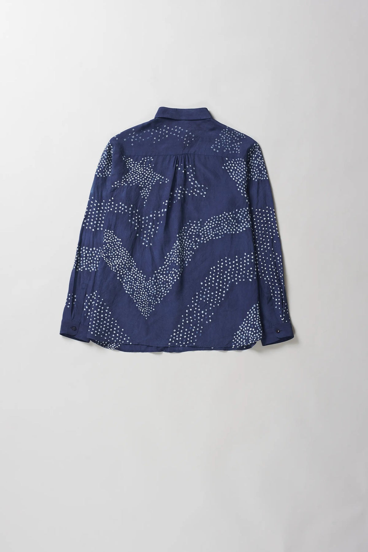 Medium Indigo Relaxed Bandhani Shirt