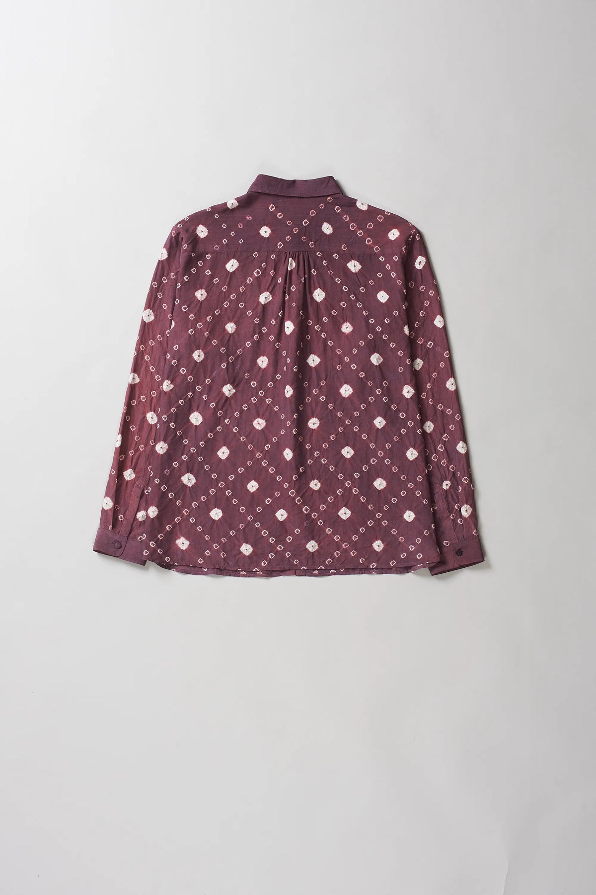 Purple Red Lovers Shirt in Silk