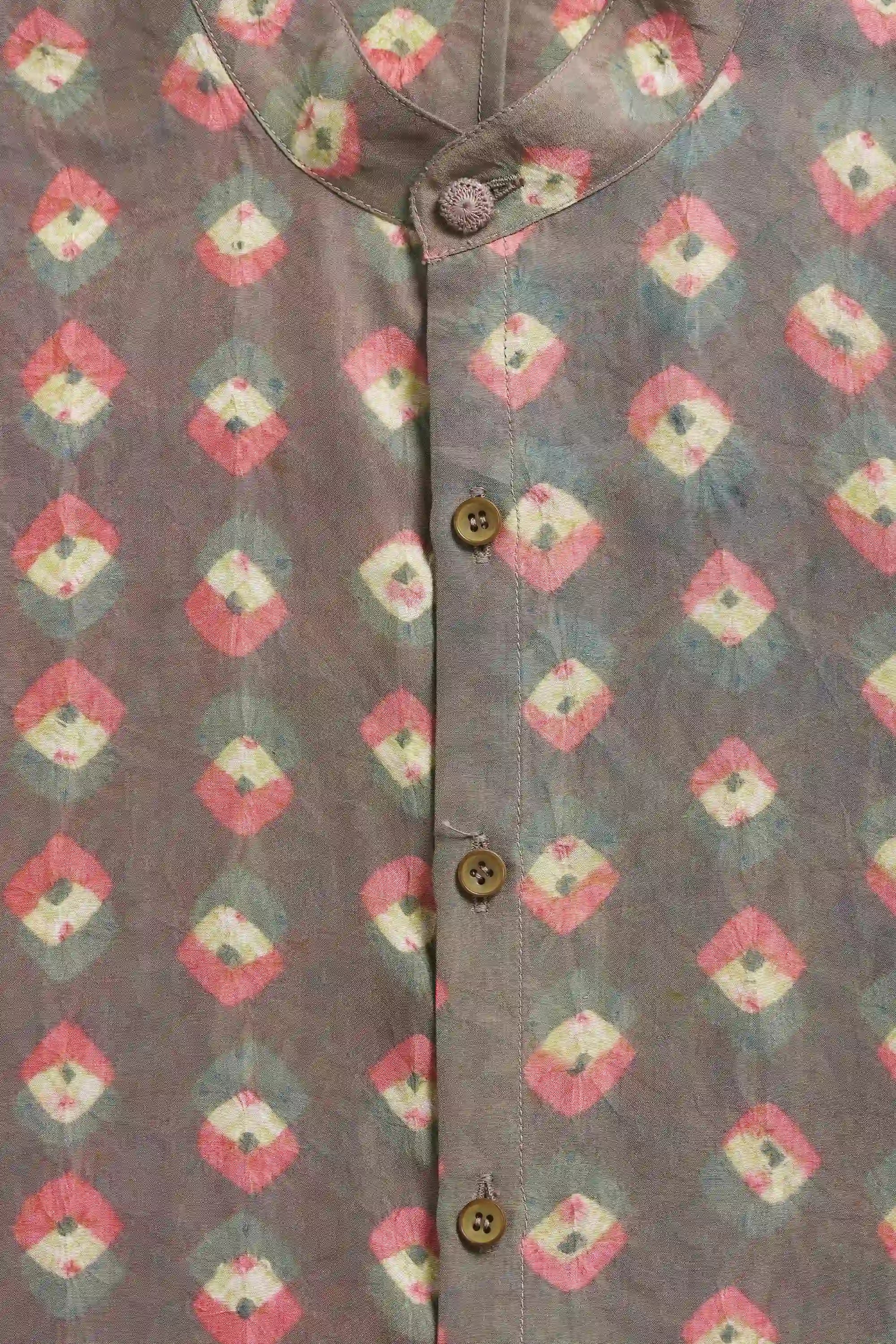 Close-up of a shirt with buttons