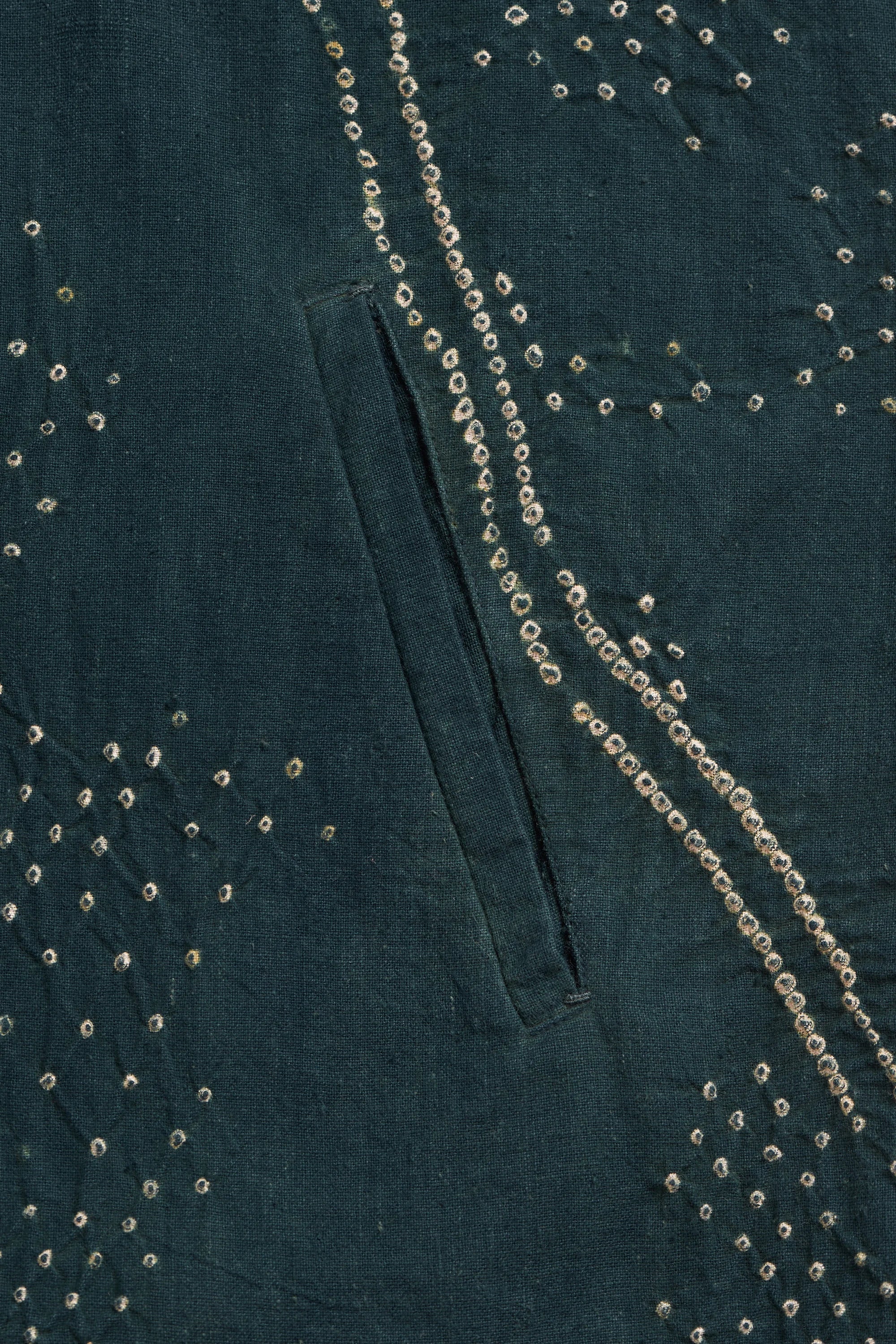 Kimono Sleeve Bottle Green Shirt