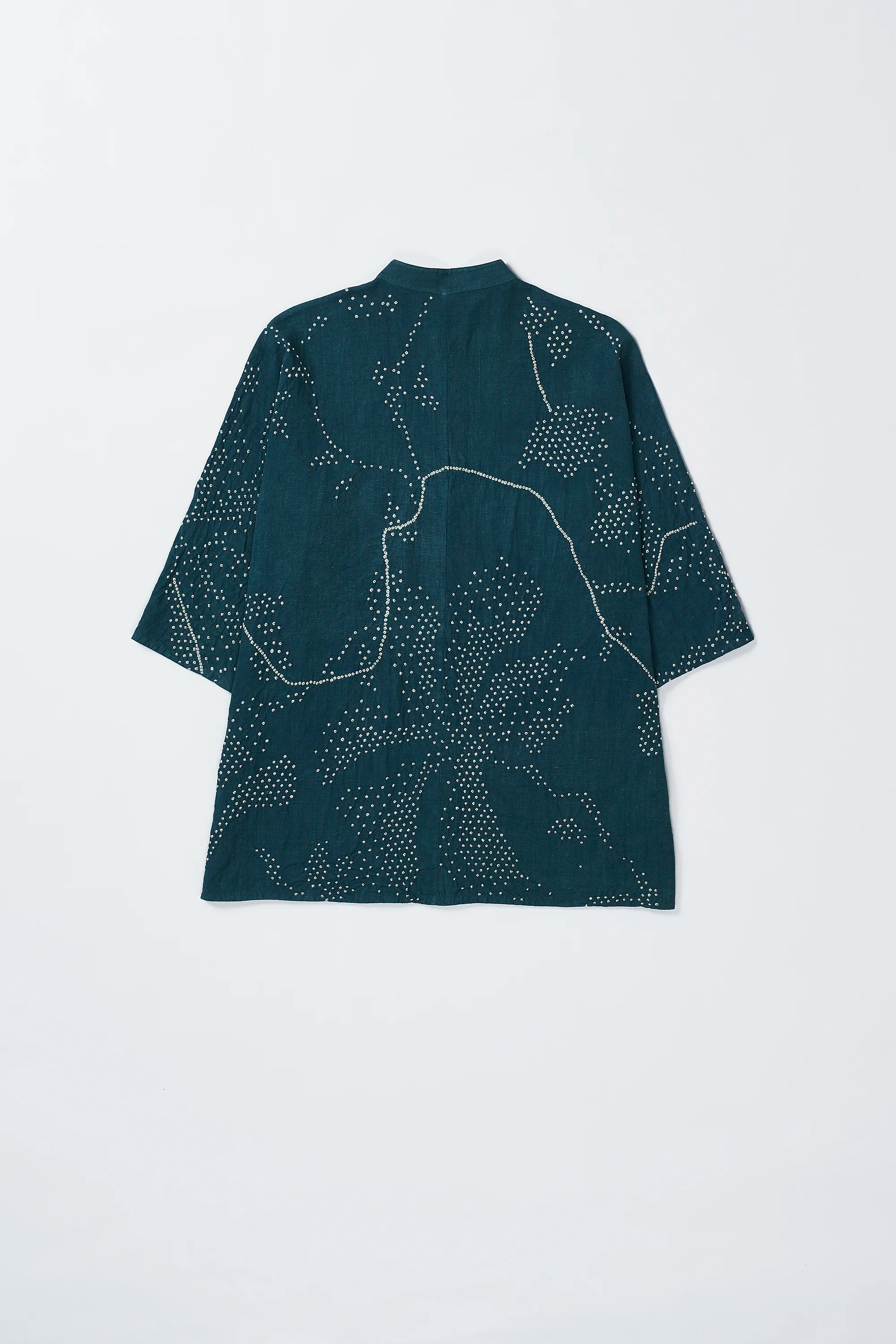 Kimono Sleeve Bottle Green Shirt