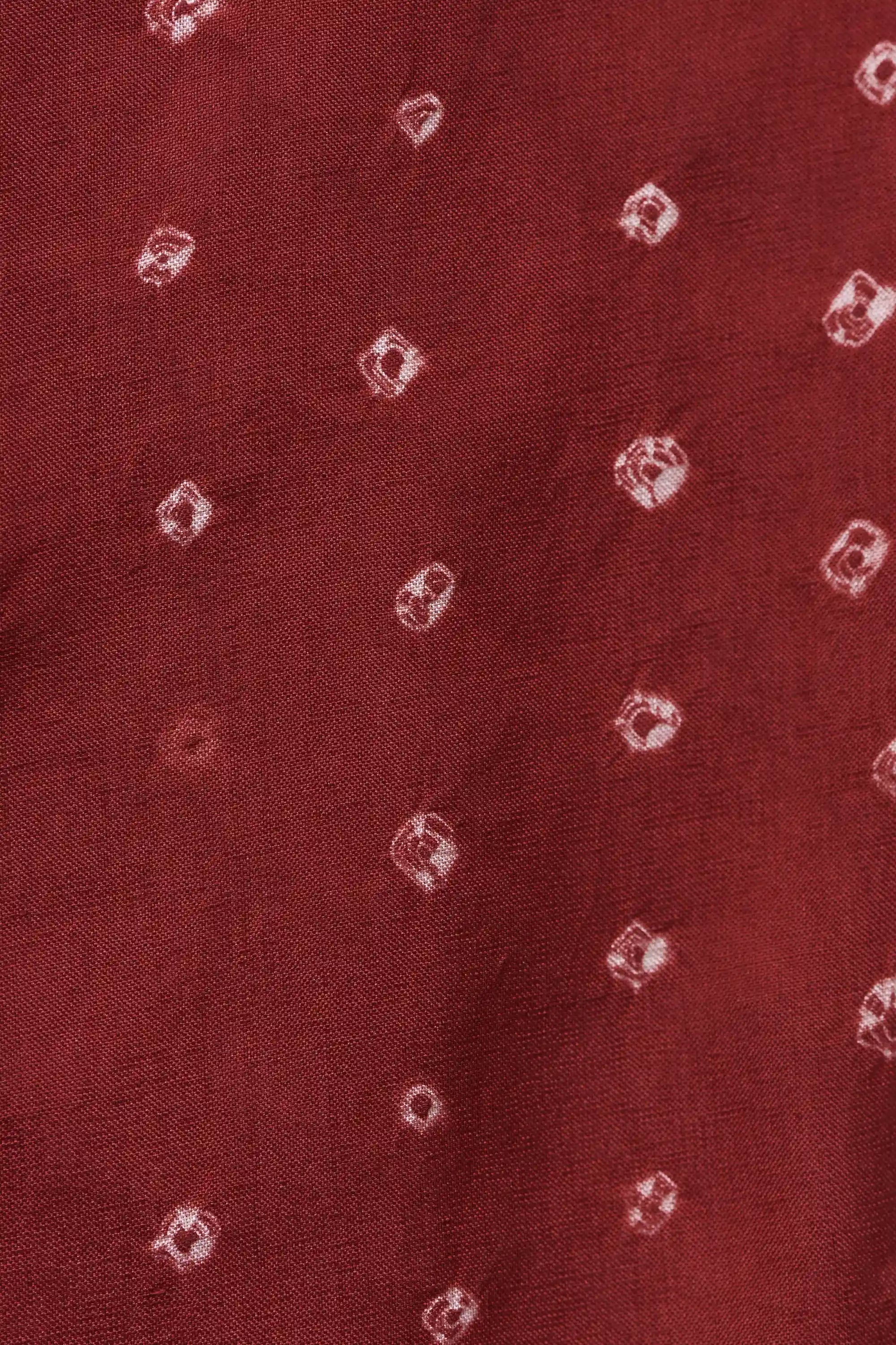 Fabric close-up with bandhani work