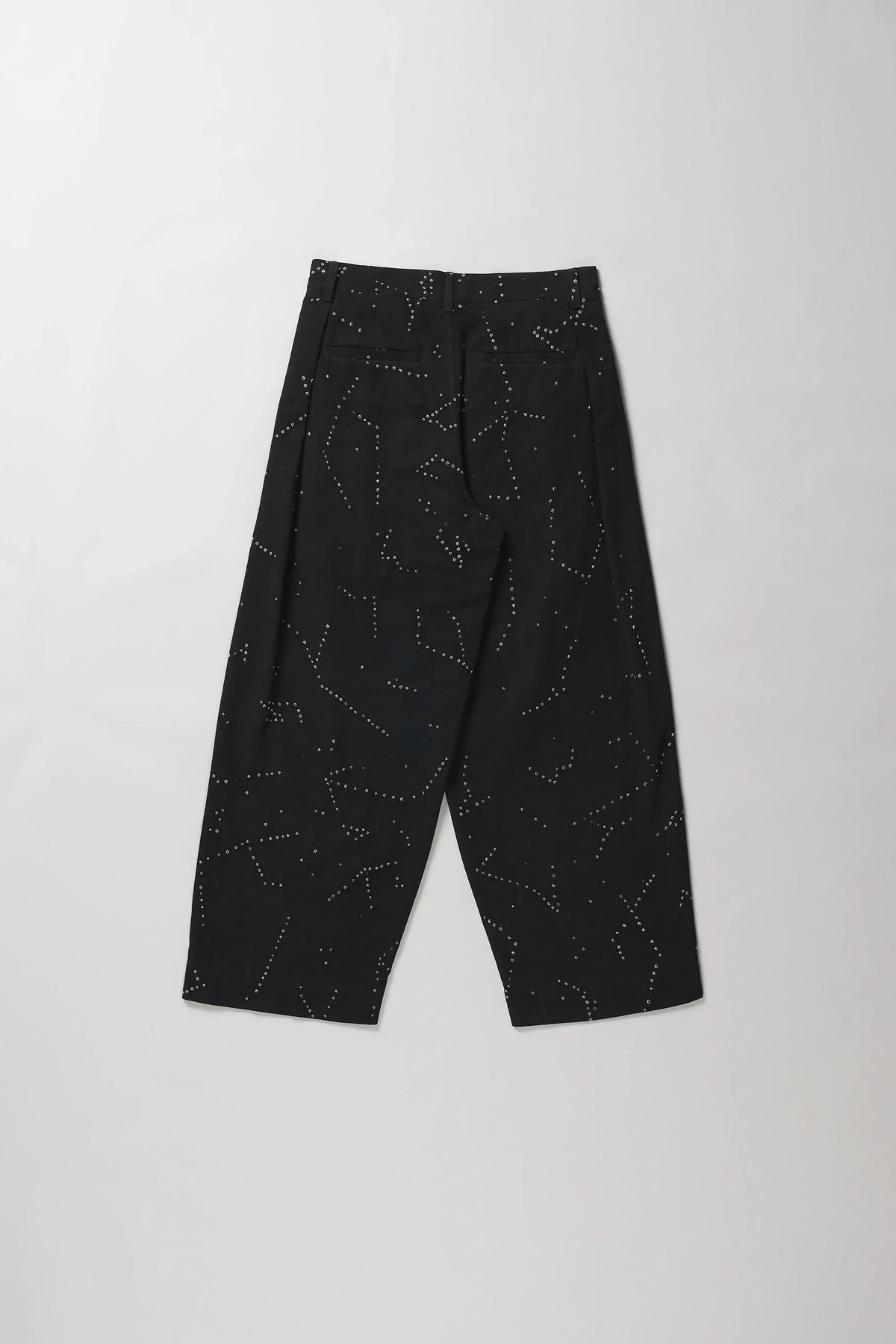 Wide Leg Black Trousers