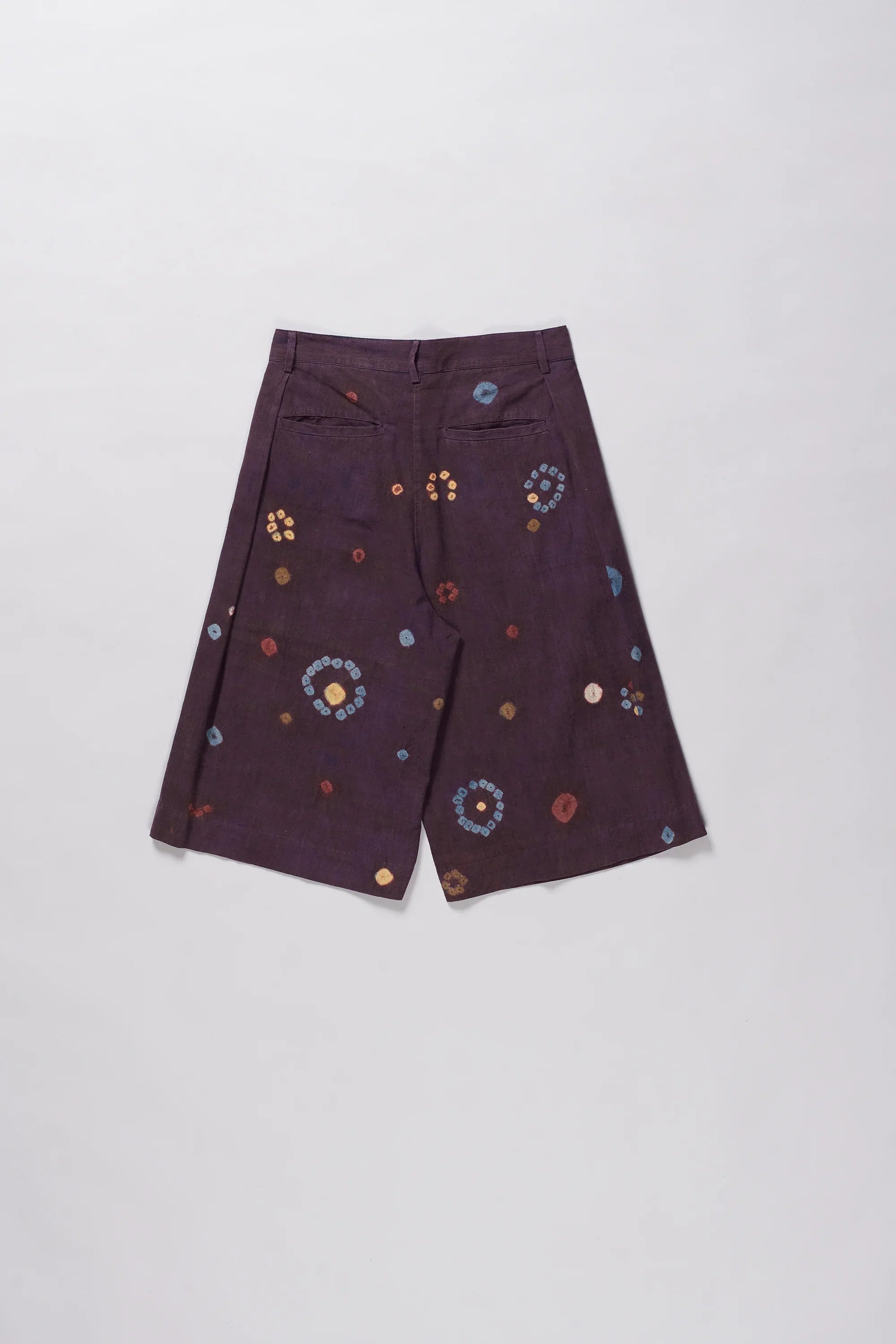 Pleated Shorts in Madder Violet