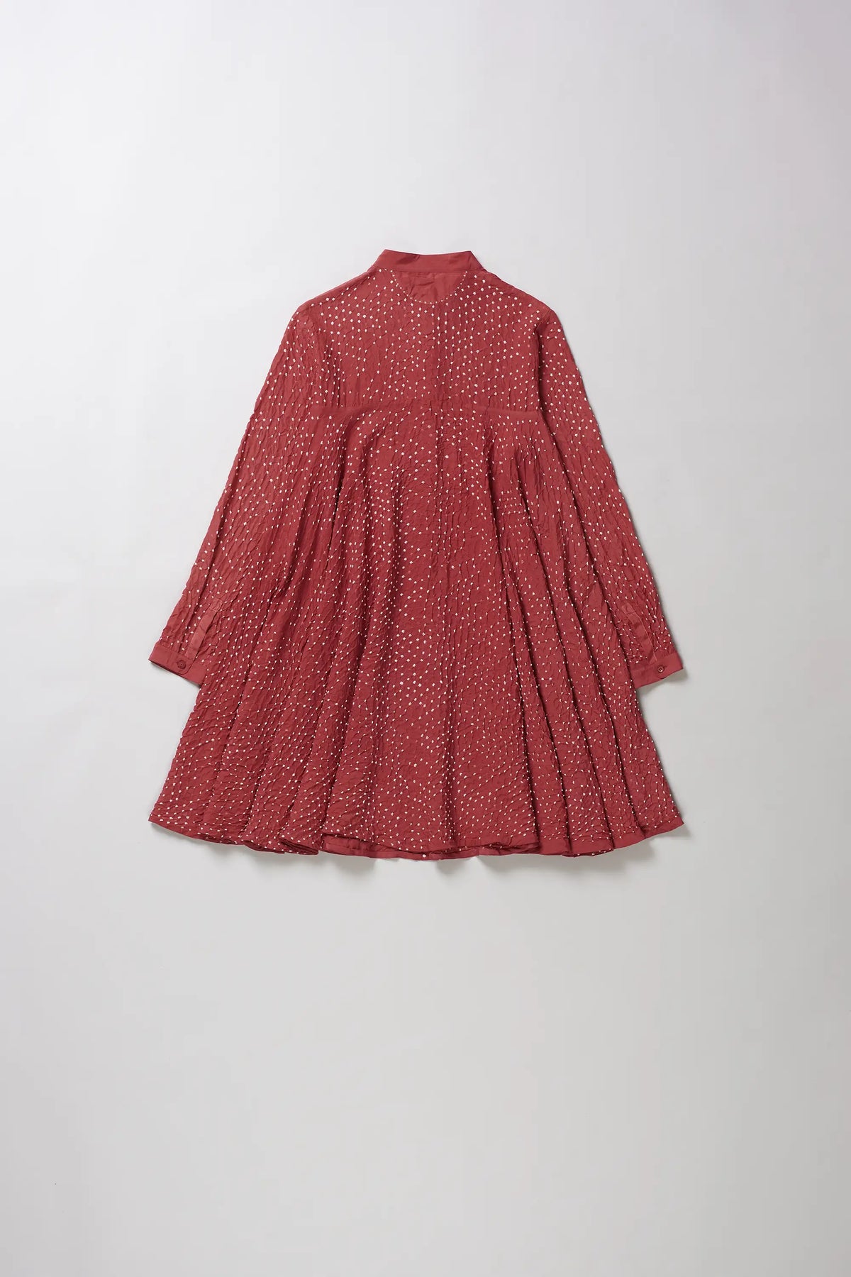 Pink Wood Dress in Silk