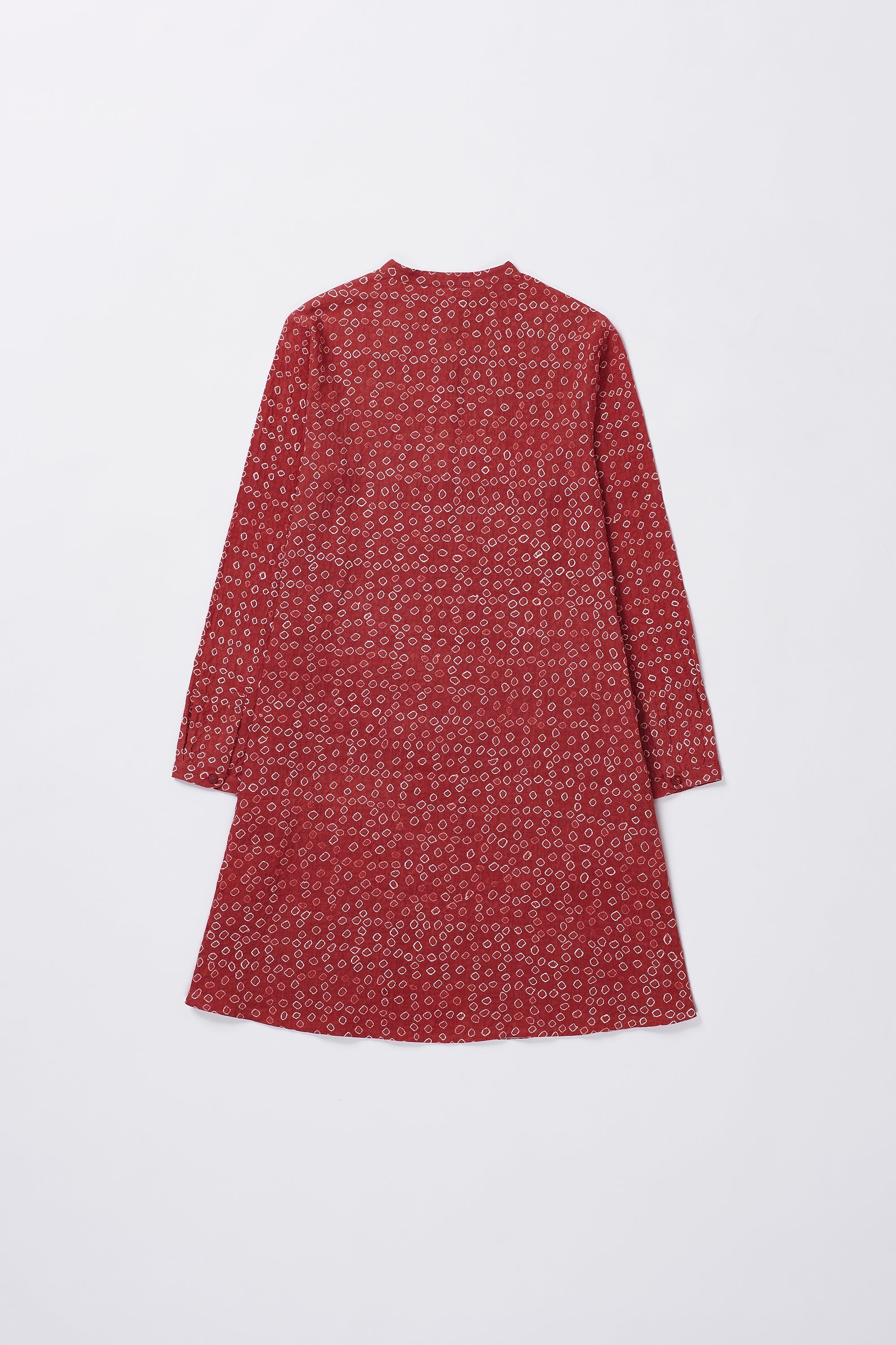 Flared Dress Cotton Bandhani Dress