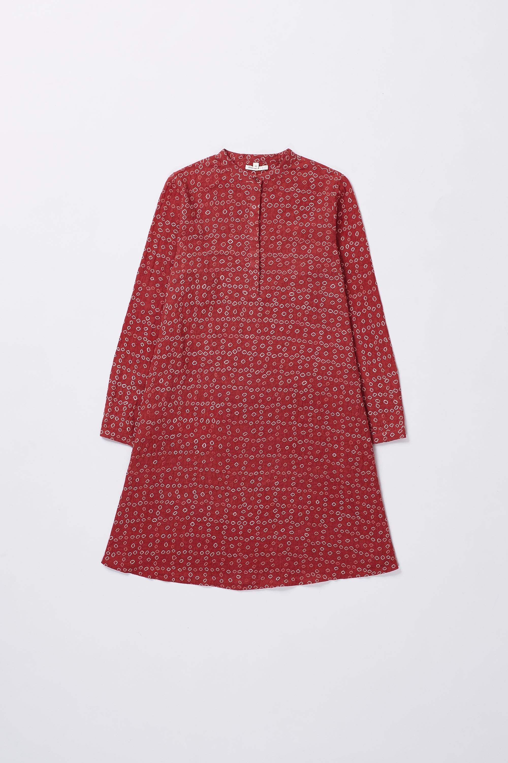 Flared Dress Cotton Bandhani Dress