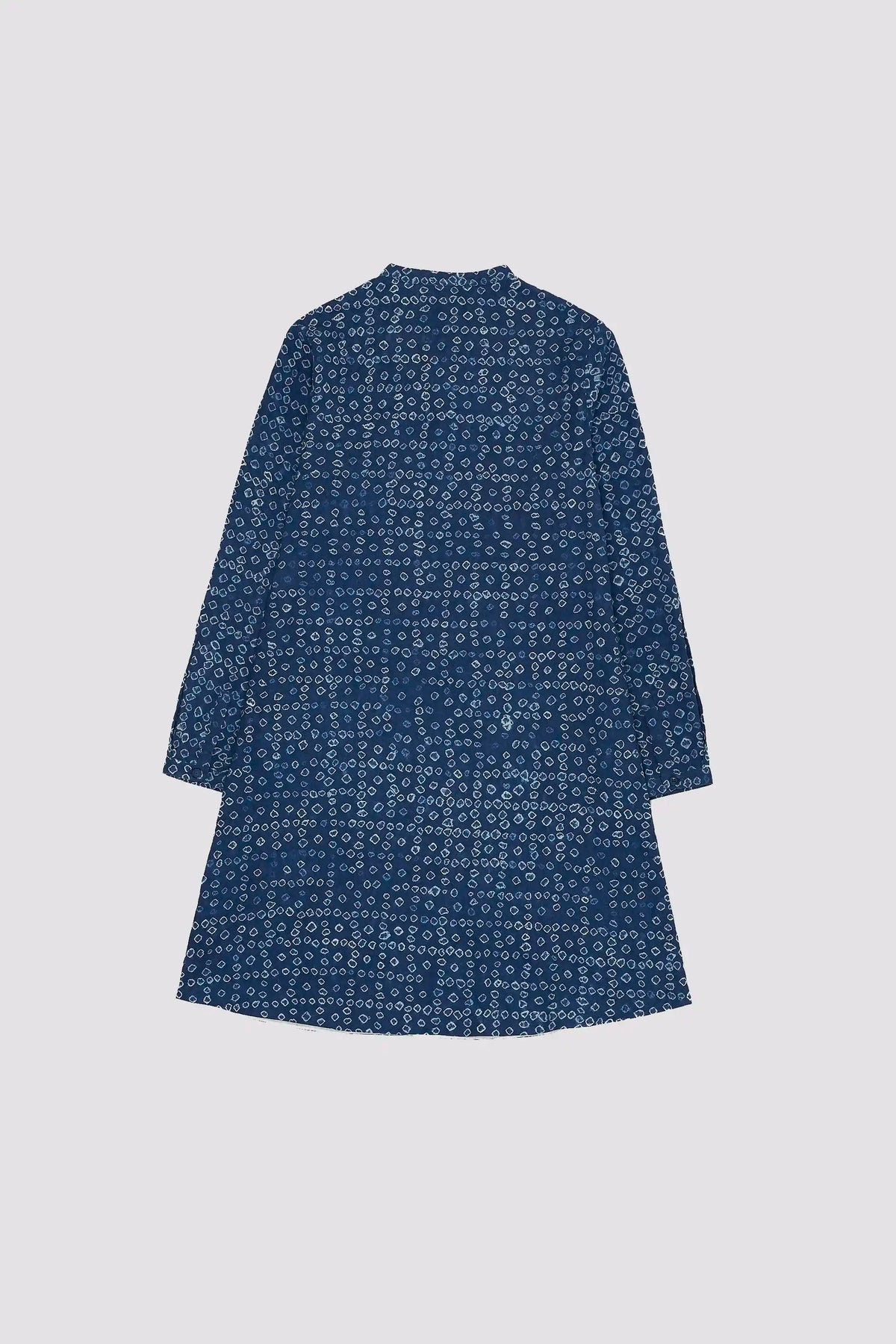 Cotton Silk Blend Bandhani Dress