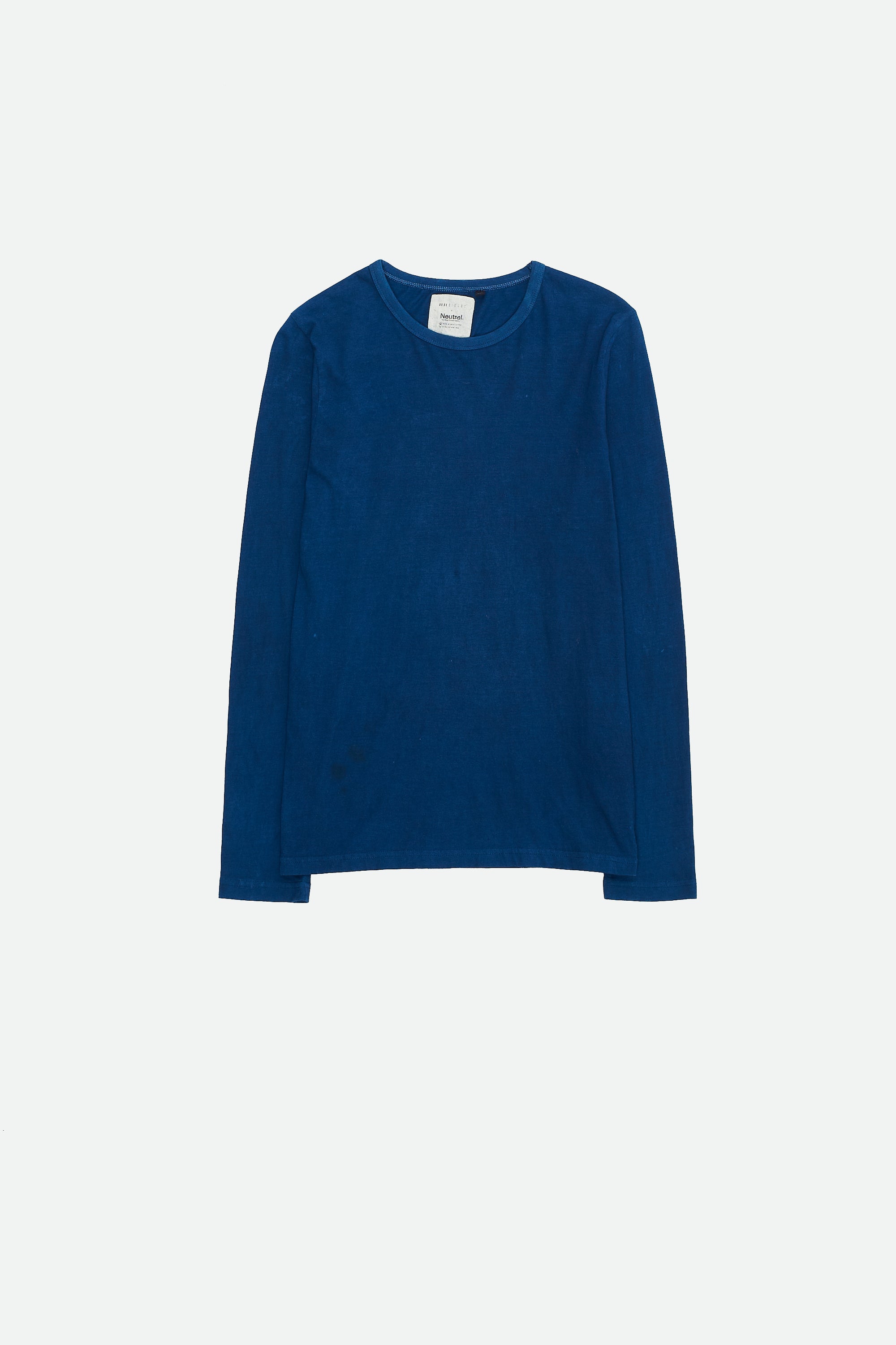INDIGO ORGANIC COTTON FULL SLEEVES T-SHIRT