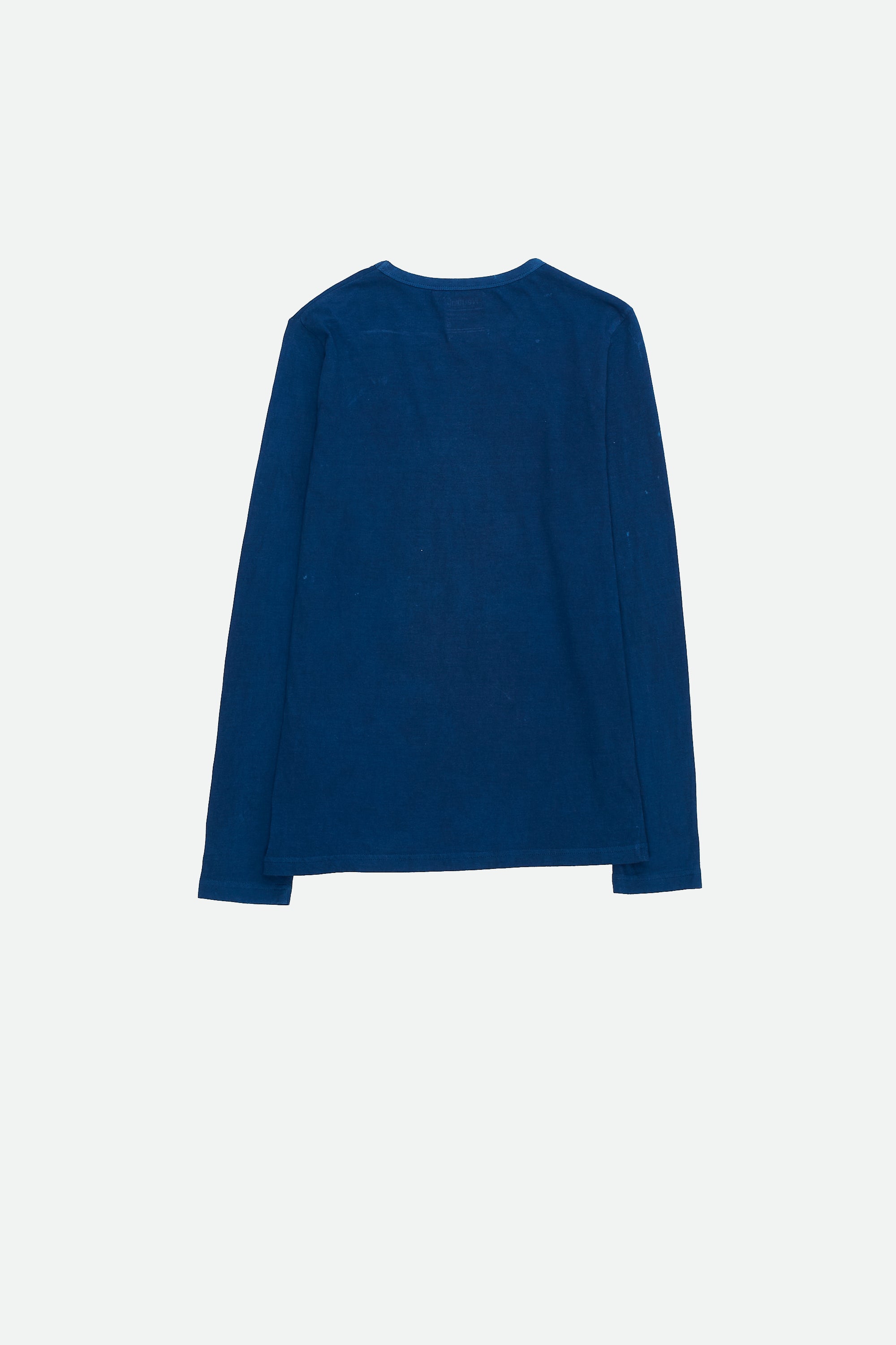INDIGO ORGANIC COTTON FULL SLEEVES T-SHIRT
