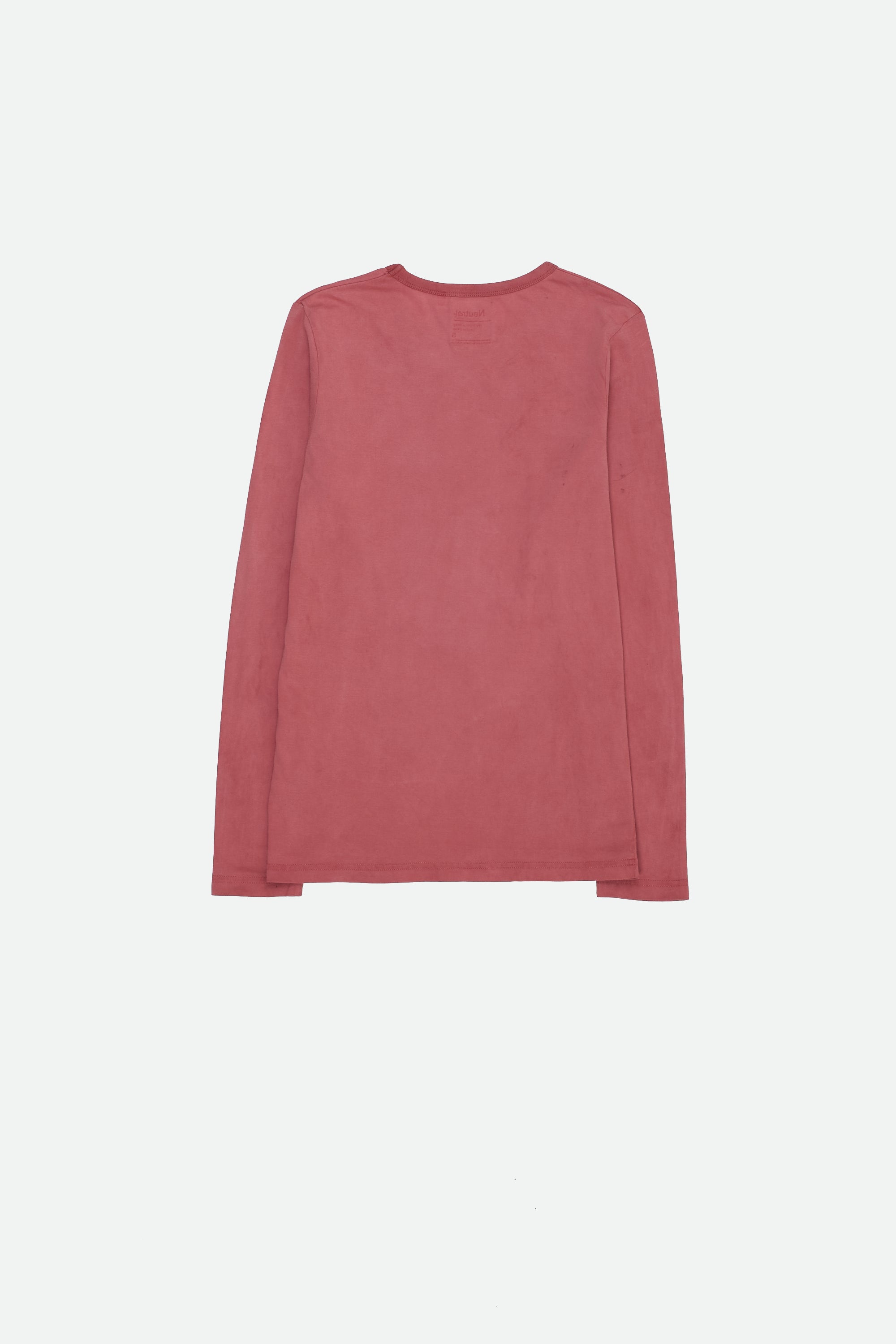 CHALK PINK ORGANIC COTTON FULL SLEEVES T-SHIRT